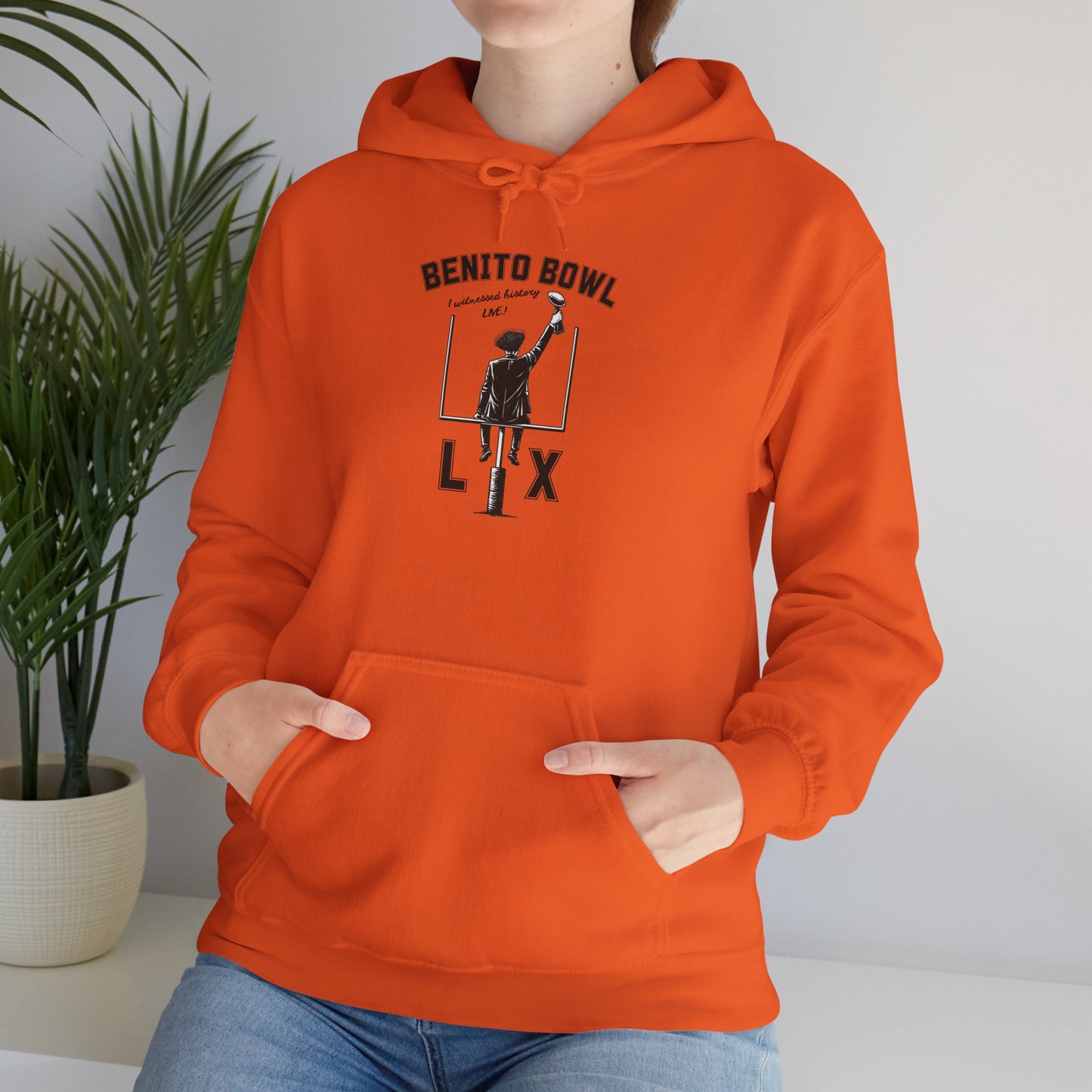 Benito Bowl LX Witnessed History Live Halftime Hoodie, Football Fan Gift, Benito Hoodie, Puerto Rico Boricua Heritage