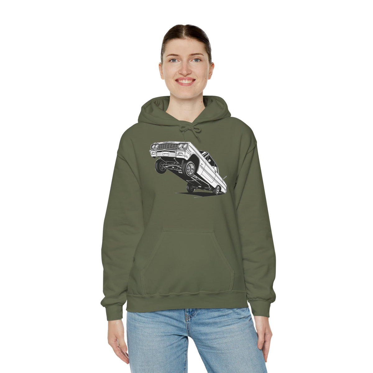Classic Car Hoodie, Lowrider Car Hoodie, Vintage Auto Hoodie, Car Enthusiast Sweatshirt, Unisex Automotive Hoodie