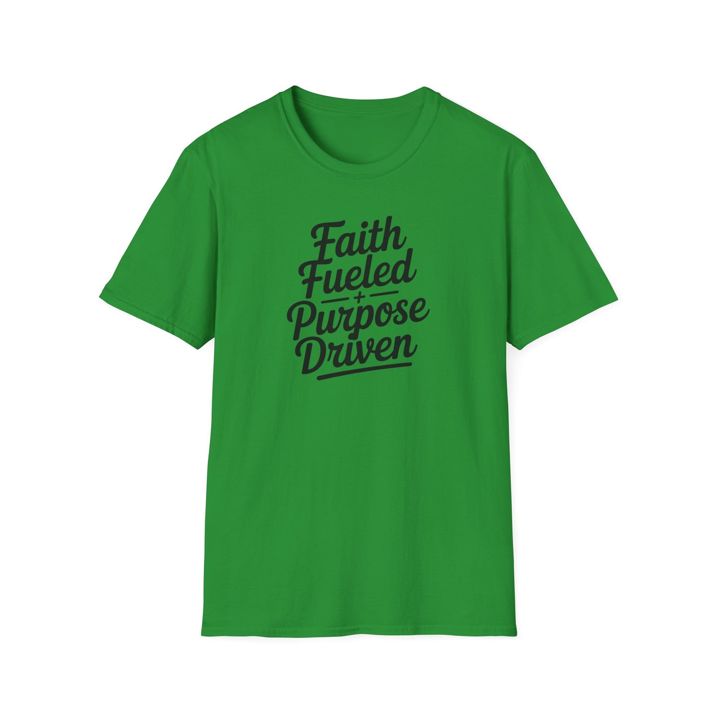 Faith Fueled Purpose Driven T-Shirt – Inspirational Christian Shirt, Motivational Faith Tee for Women & Men