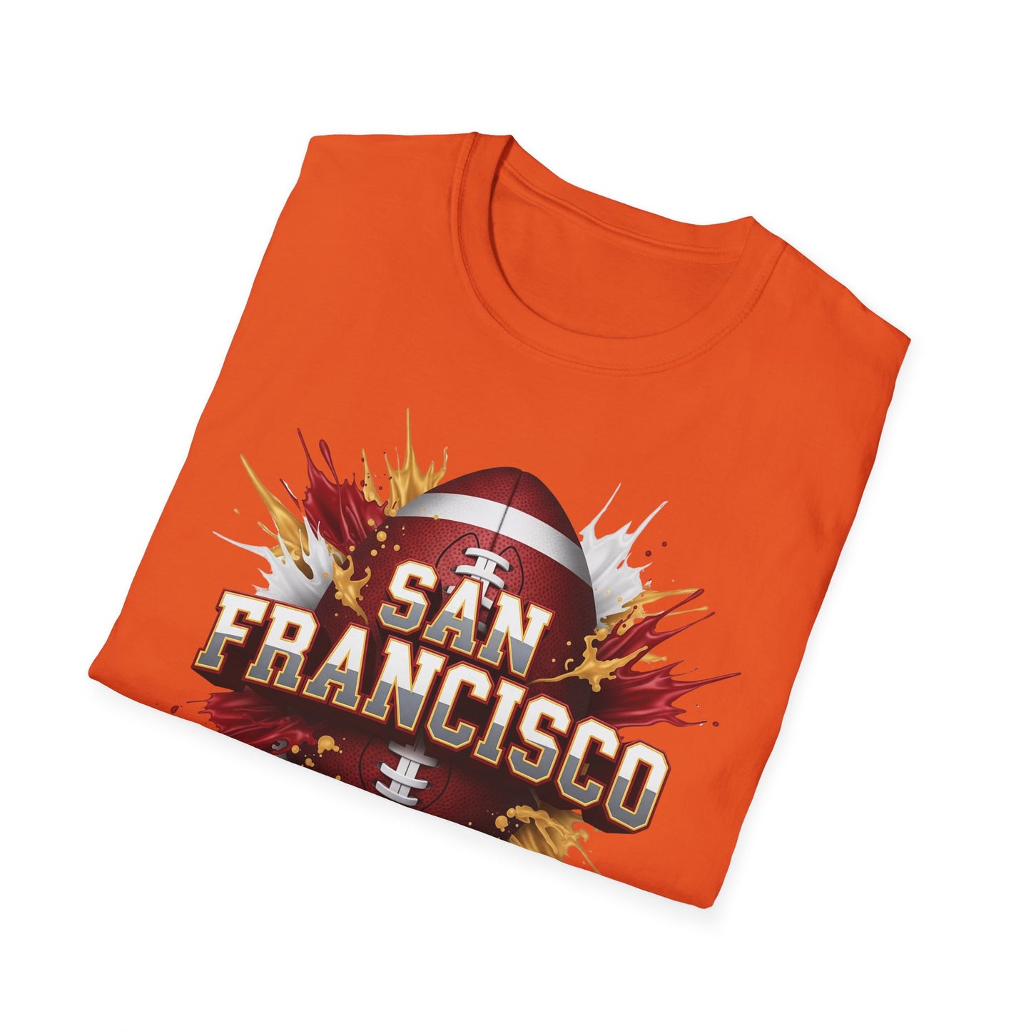 San Francisco Football Unisex T-Shirt, San Francisco Team Tee, Football Gift for San Francisco Fans, Game Day Shirt, Sports Fan Apparel
