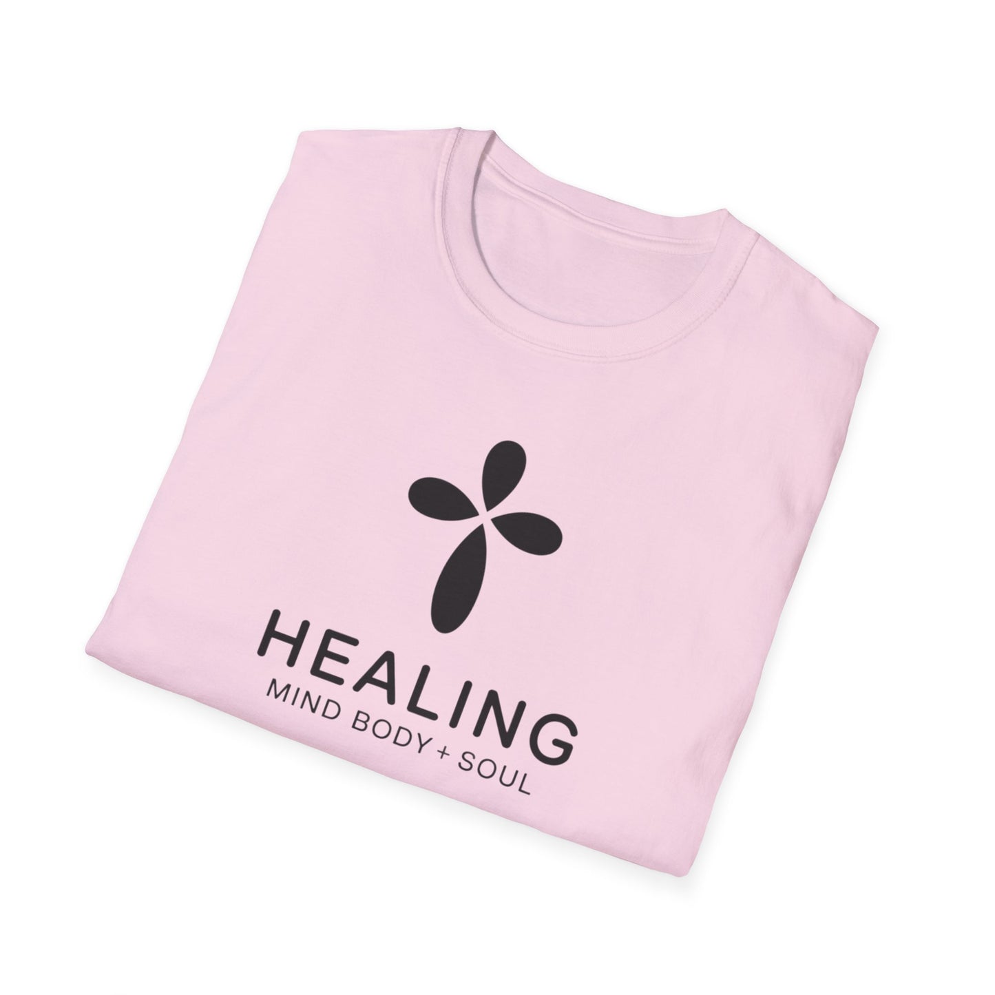 Healing Mind Body Soul T-Shirt – Minimalist Spiritual Wellness Tee, Inspirational Healing Shirt