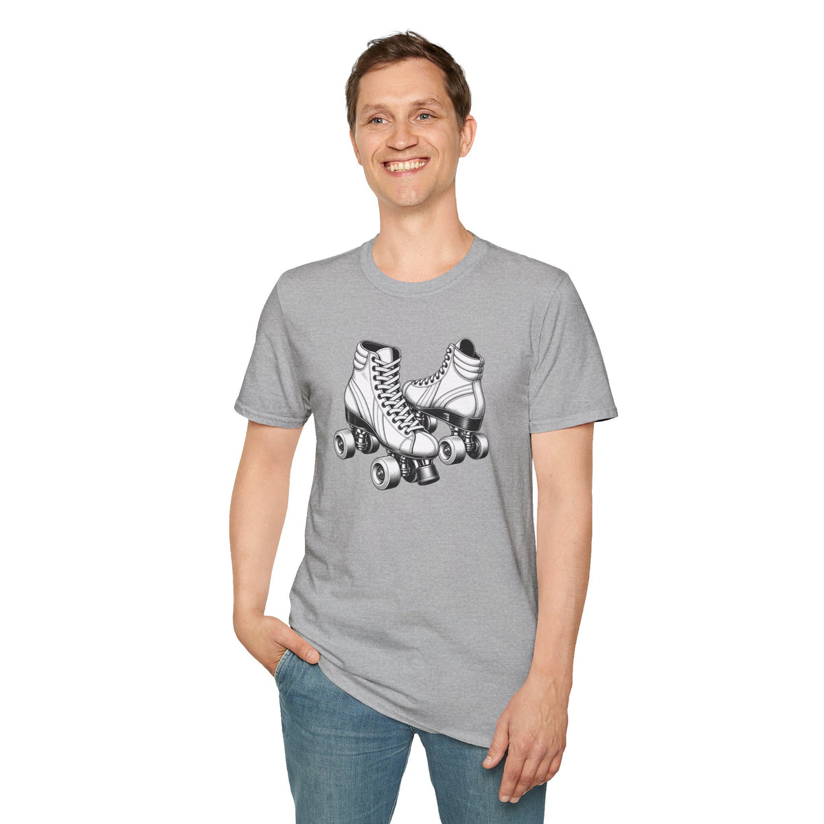 Retro Roller Skates Shirt, Quad Skate T-Shirt, Vintage Roller Rink Tee, Roller Skater Gift