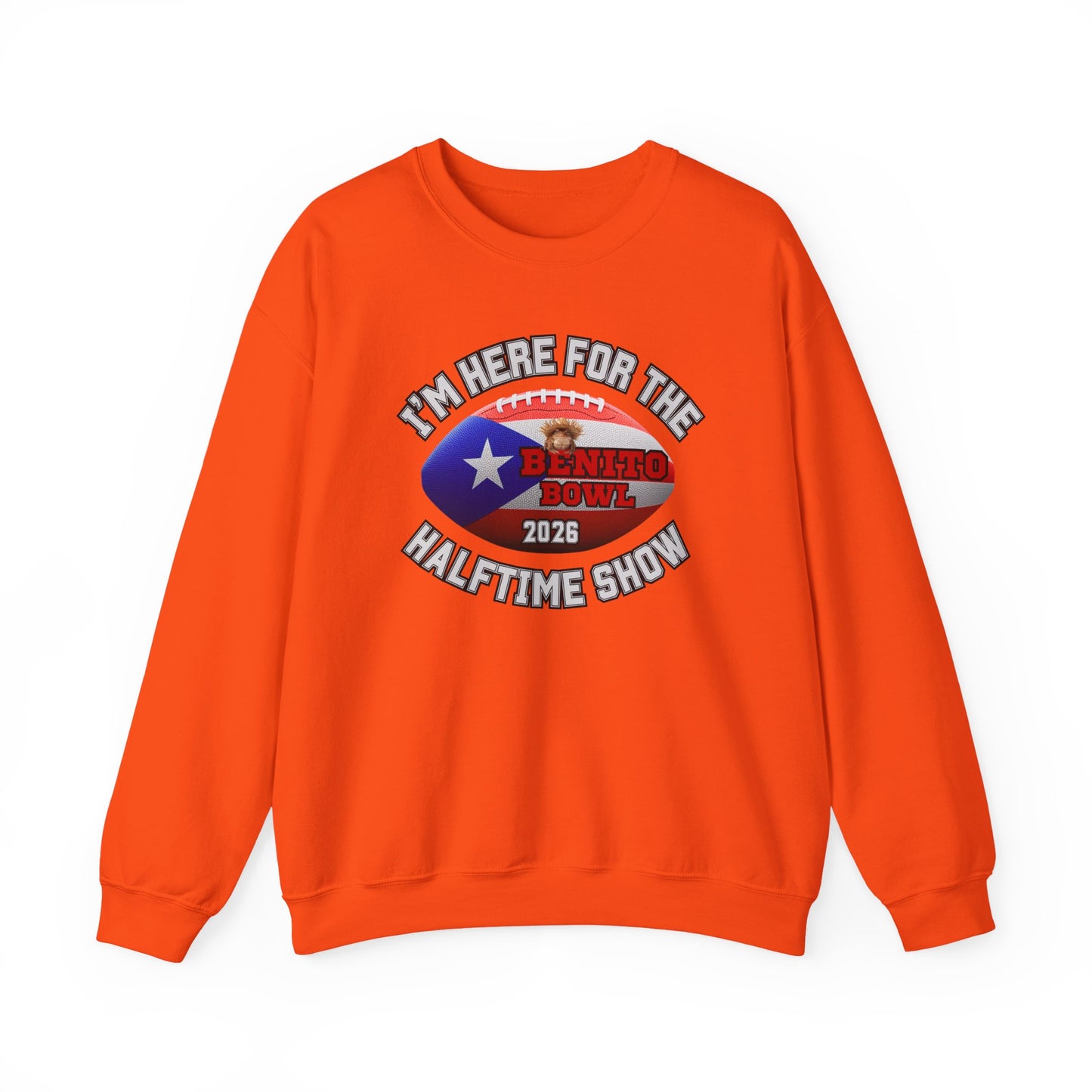 Benito Bowl Halftime 2026 Sweatshirt, Benito Bowl Shirt, Football Fan Gift, Puerto Rico Heritage Sweatshirt, Boriqua Pride Gift
