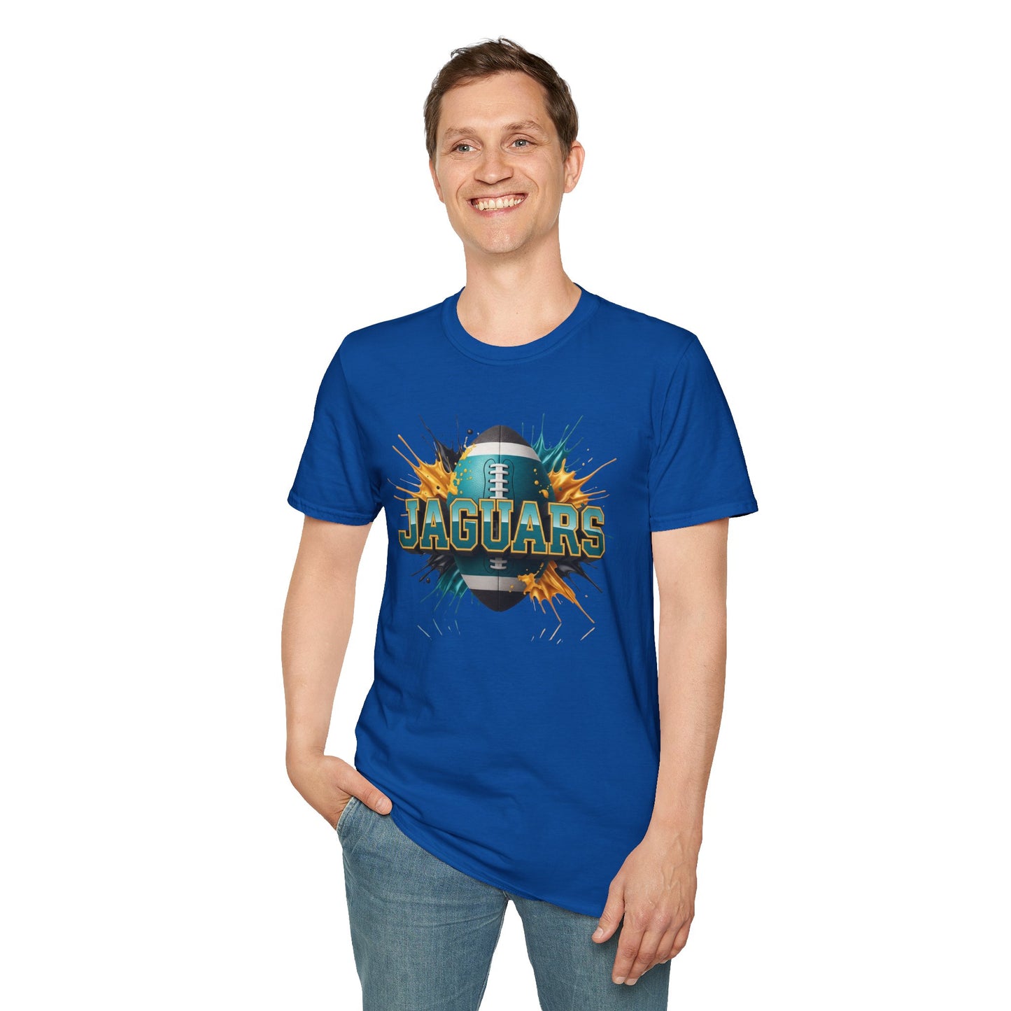 Jacksonville Football Unisex T-Shirt, Jacksonville Team Tee, Football Gift for Jacksonville Fans, Game Day Shirt Sports Fan Football Apparel
