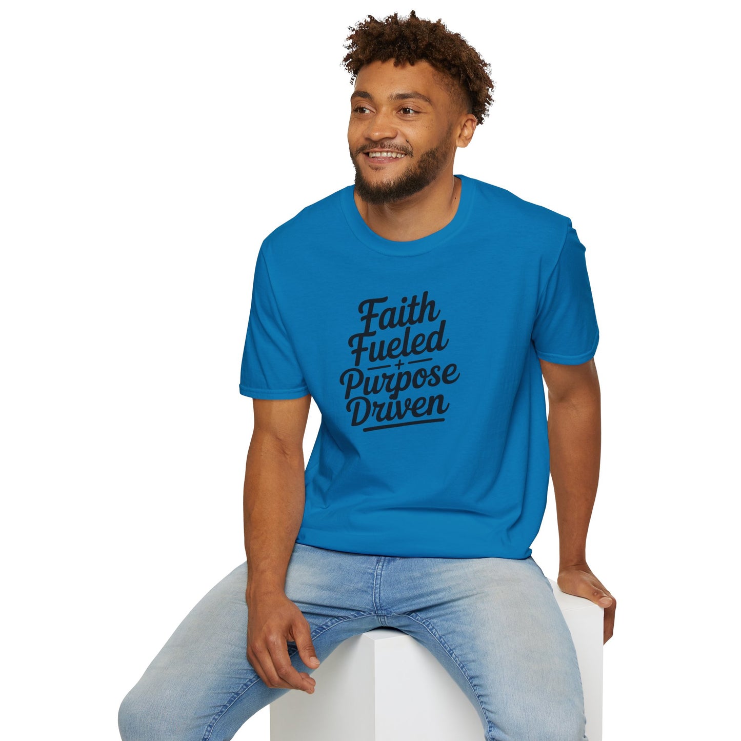 Faith Fueled Purpose Driven T-Shirt – Inspirational Christian Shirt, Motivational Faith Tee for Women & Men