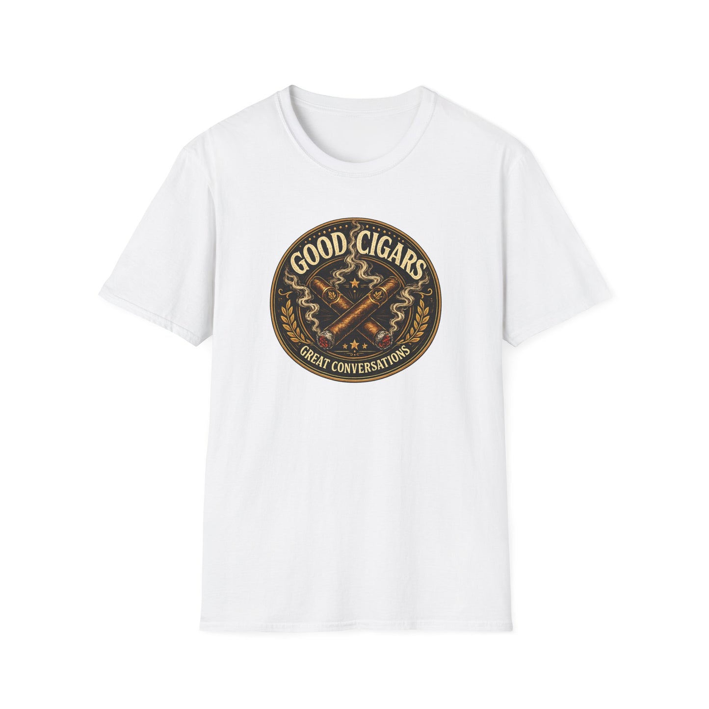 Good Cigars Great Conversations T-Shirt – Cigar Aficionado Graphic Tee