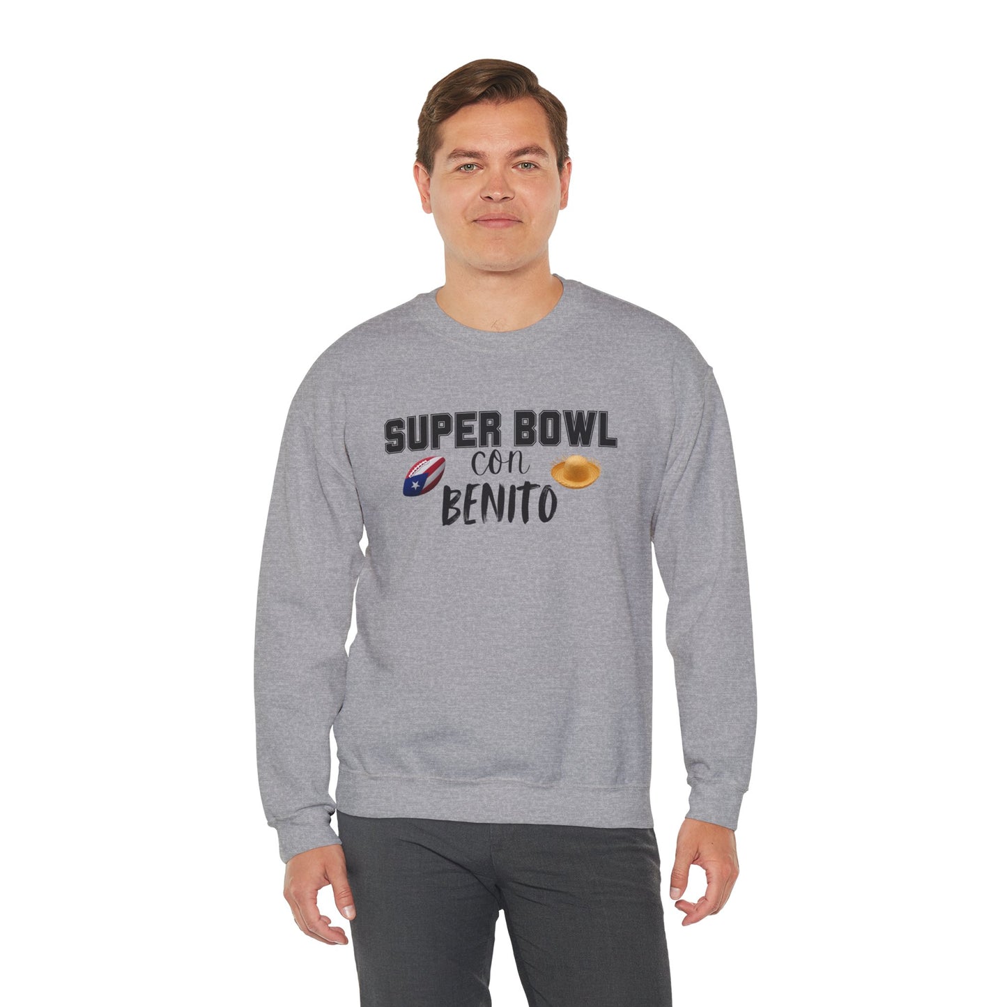 Benito Bowl Halftime 2026 Sweatshirt, Benito Bowl Shirt, Football Fan Gift, Puerto Rico Heritage Sweatshirt, Boriqua Pride Gift