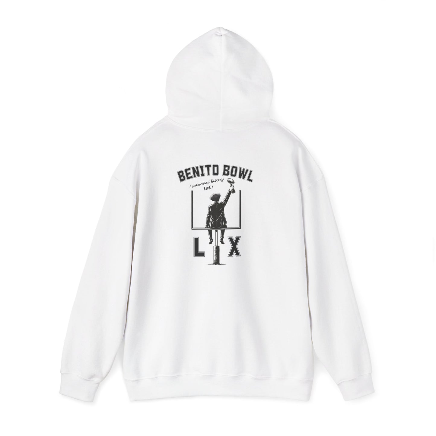 Benito Bowl Witnessed History Live LX Halftime Hoodie, Football Fan Gift, Benito Hoodie, Puerto Rico Boricua Heritage