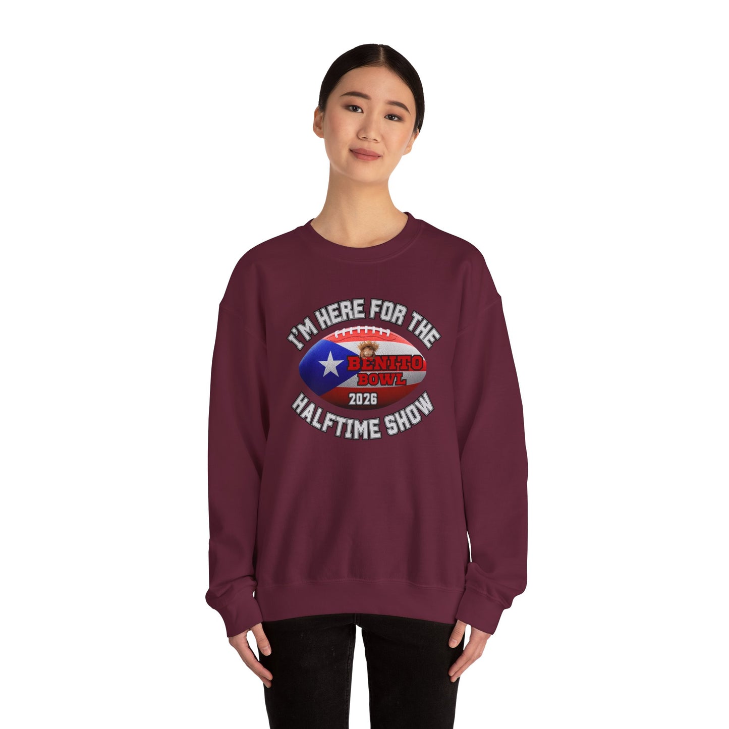Benito Bowl Halftime 2026 Sweatshirt, Benito Bowl Shirt, Football Fan Gift, Puerto Rico Heritage Sweatshirt, Boriqua Pride Gift