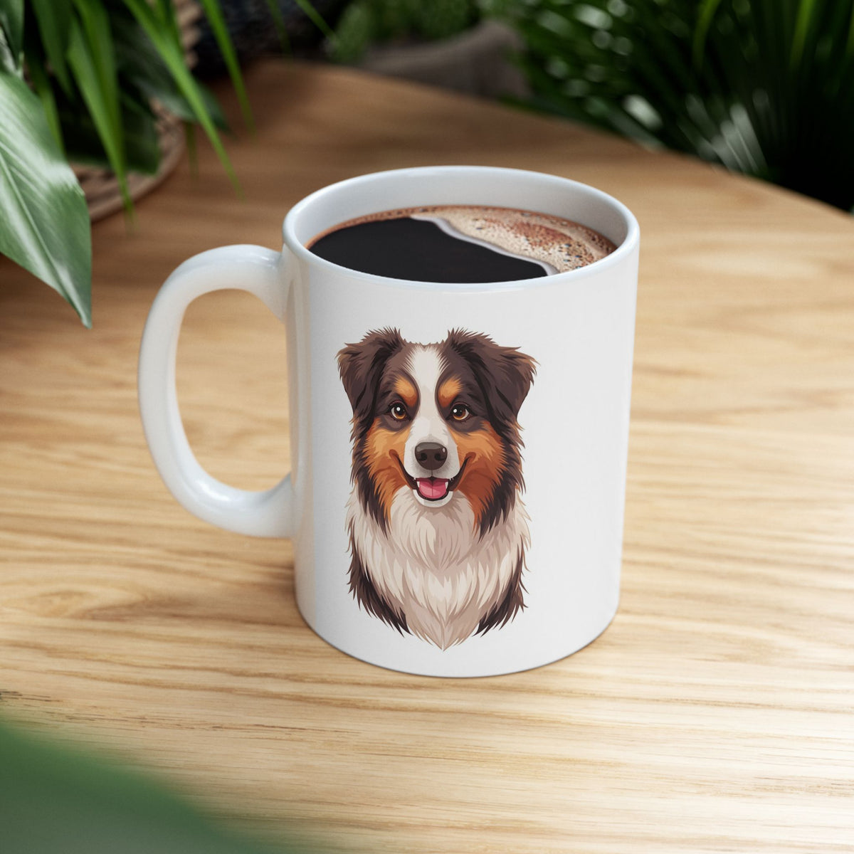 Australian Shepherd Coffee Mug, Aussie Dog Mug, Dog Lover Mug, Pet Parent Gift, Aussie Mom Dad Cup 11oz or 15oz, Dog Lover Gift