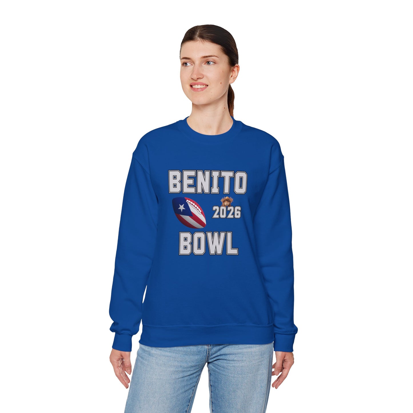 Benito Bowl Halftime 2026 Sweatshirt, Benito Bowl Shirt, Football Fan Gift, Puerto Rico Heritage Sweatshirt, Boriqua Pride Gift
