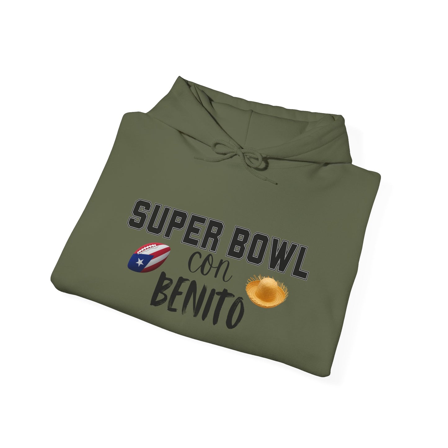 Benito Bowl Halftime Shirt 2026 Hoodie, Benito Bowl Hooded Sweatshirt, Football Fan Gift, Puerto Rico Heritage Hoodie, Boriqua Pride Gift