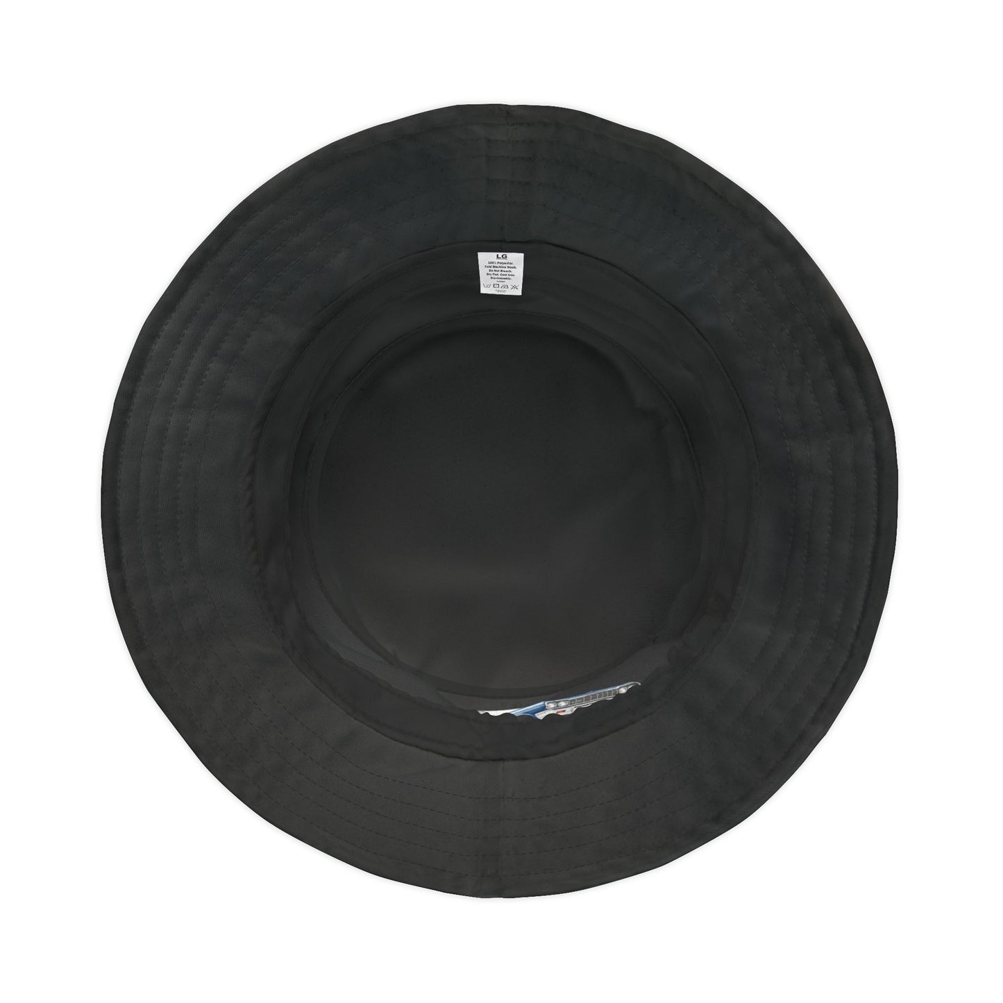 1964 Chevy Impala Hydraulics Lowrider Ink Drawing Bucket Hat - Old School Hip Hop Cholo Art Hat Design - Chicano Car Club Graphic Hat