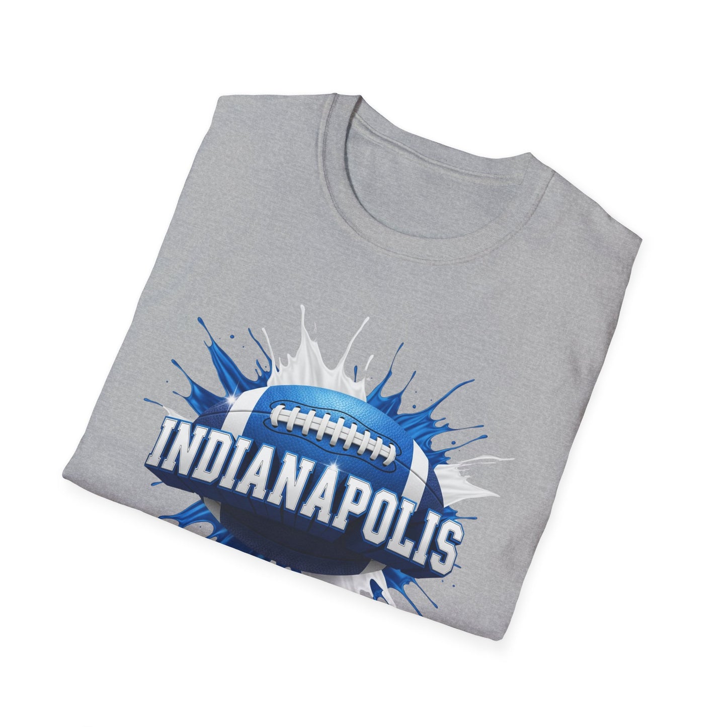 Indianapolis Football Unisex T-Shirt, Indianapolis Team Tee, Football Gift for Indianapolis Fans, Game Day Shirt, Sports Fan Apparel Tee