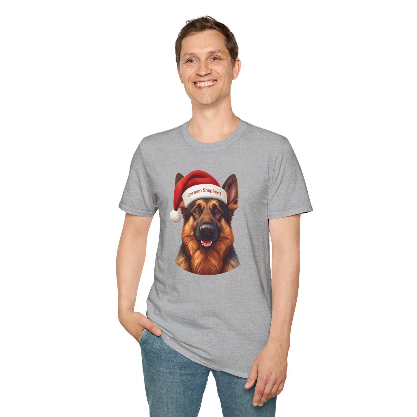 German Shepherd Dog Portrait Shirt – German Shepherd Dog Lover Gift, Cute Dog Mom Tee, Dog Dad Shirt, Pet Breed Apparel