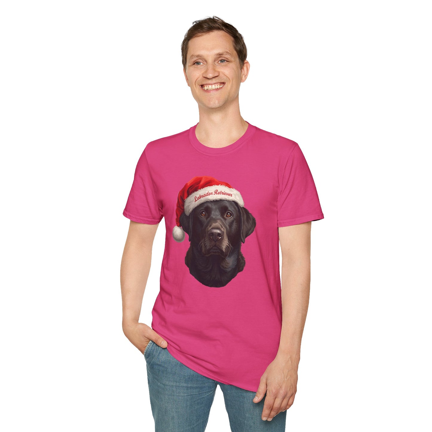 Labrador Retriever Dog Portrait Shirt – Black Lab Dog Lover Gift, Cute Dog Mom Tee, Dog Dad Shirt, Pet Breed Apparel