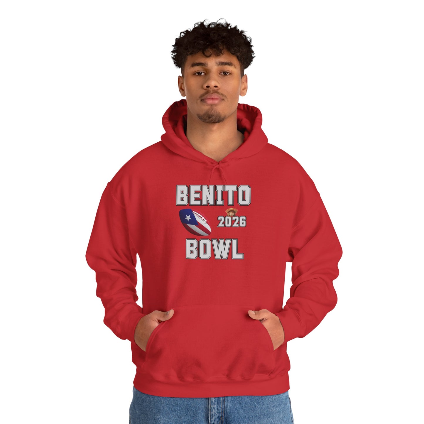 Benito Bowl Halftime Shirt 2026 Hoodie, Benito Bowl Hooded Sweatshirt, Football Fan Gift, Puerto Rico Heritage Hoodie, Boriqua Pride Gift