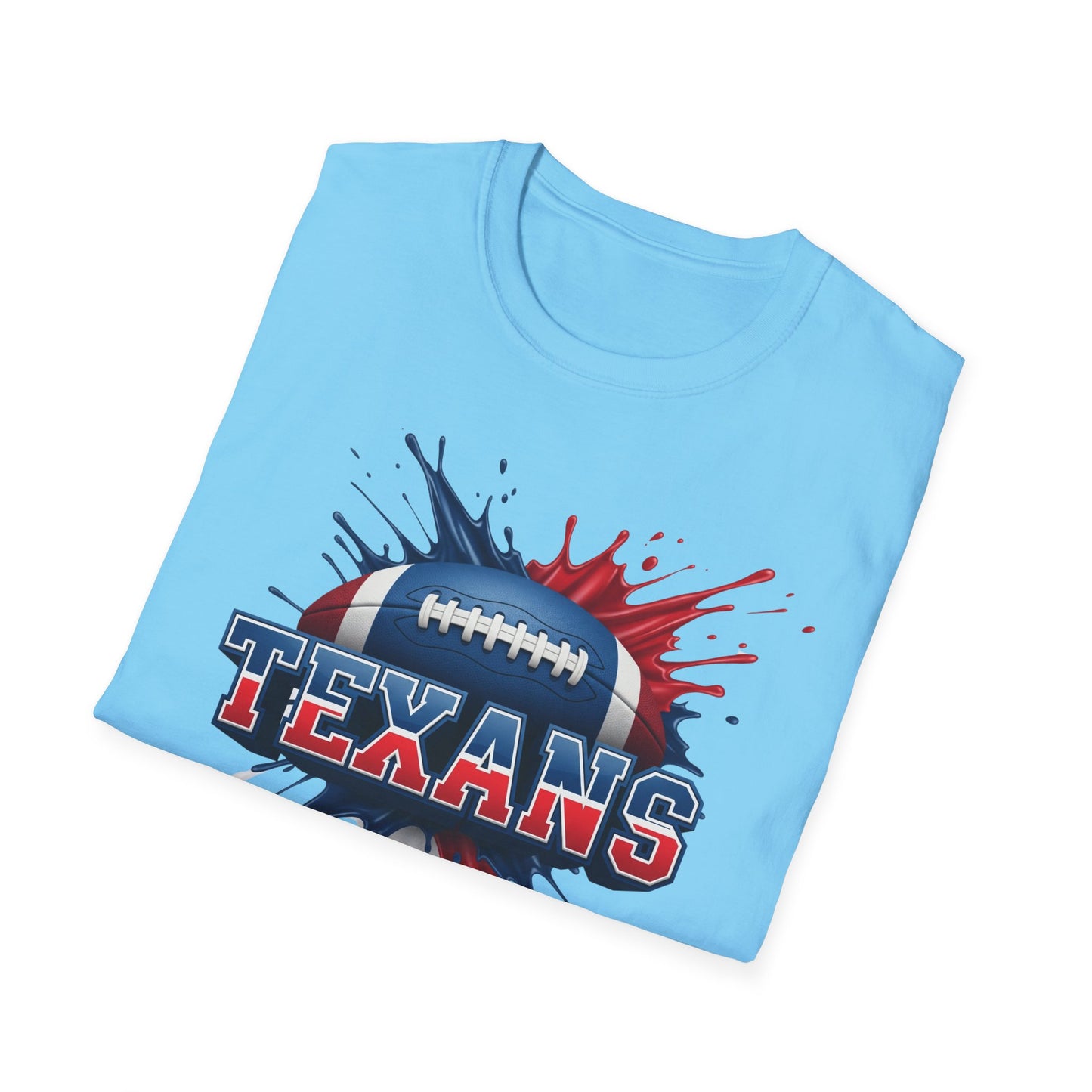 Houston Football Unisex T-Shirt, Houston Team Tee, Football Gift for Houston Fans, Game Day Shirt, Sports Fan Apparel, Football Tee