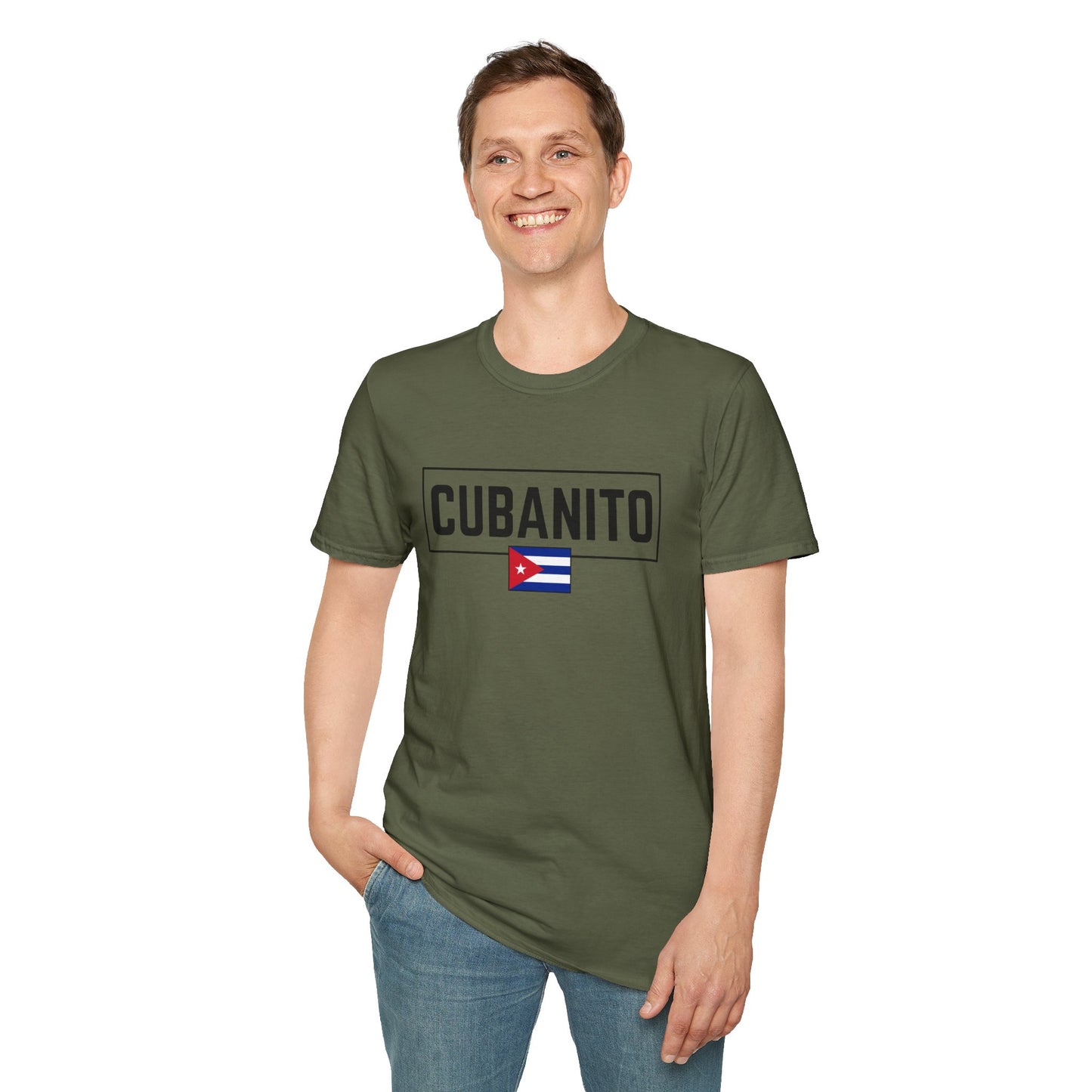 CUBANITO T-Shirt – Cuban Flag Shirt for Men, Latino Pride Tee, Cuba Heritage Top, Cuban Culture Graphic Tee