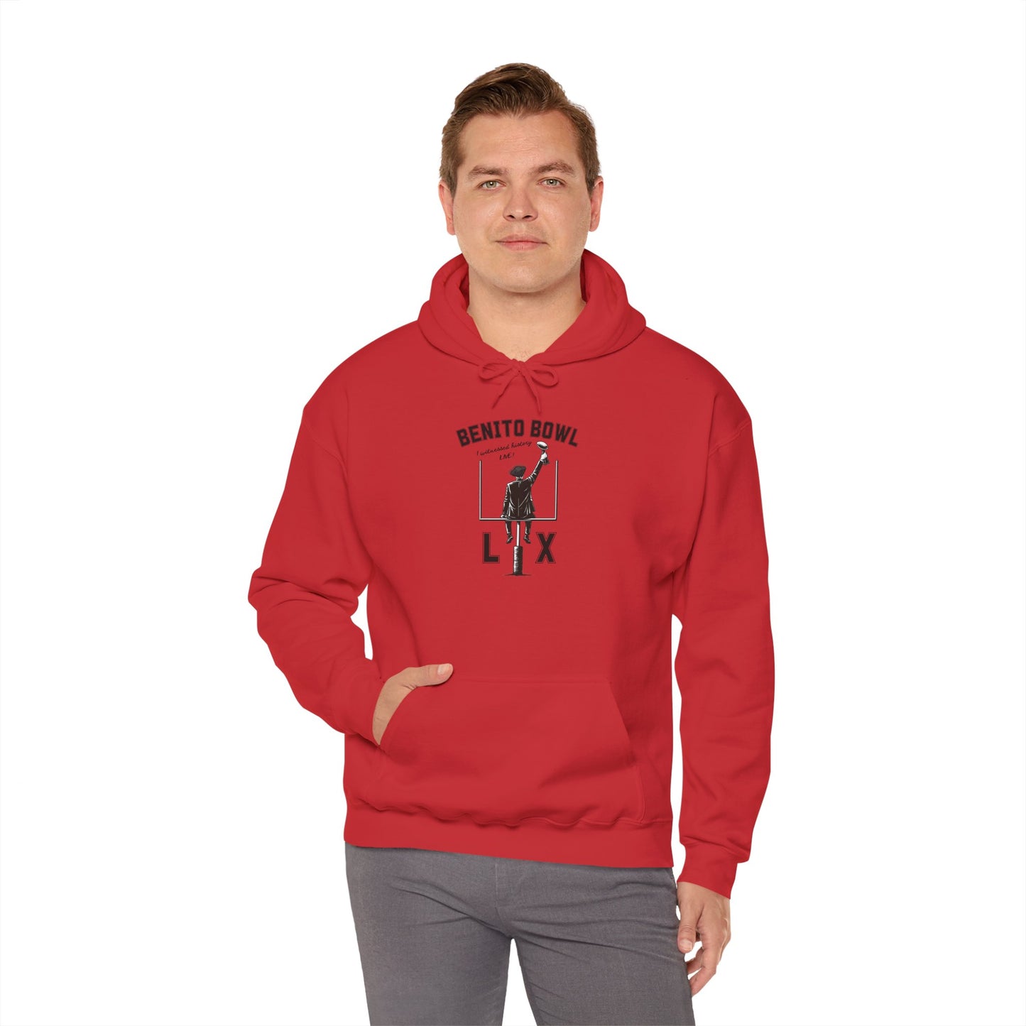 Benito Bowl LX Witnessed History Live Halftime Hoodie, Football Fan Gift, Benito Hoodie, Puerto Rico Boricua Heritage
