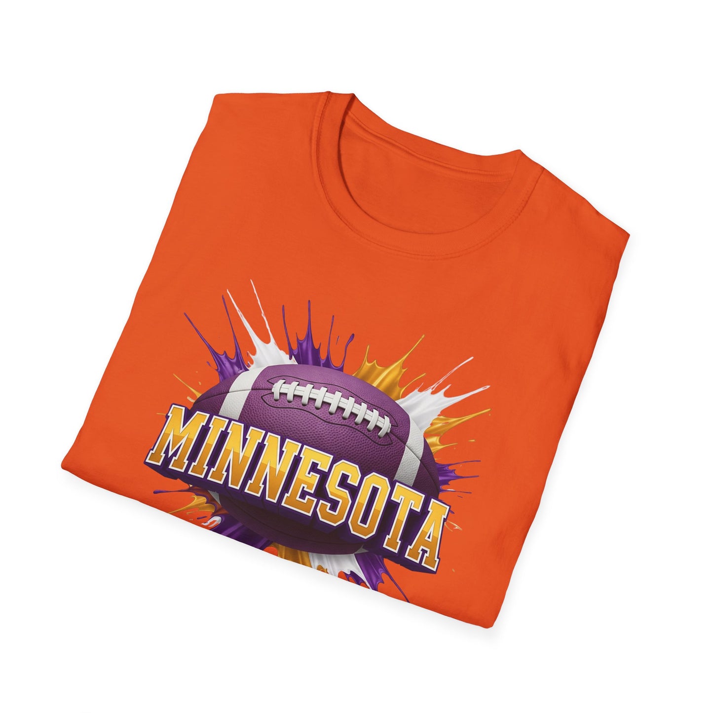 Minnesota Football Unisex T-Shirt, Minnesota Team Tee, Football Gift for Minnesota Fans, Game Day Shirt, Sports Fan Apparel Football Tee