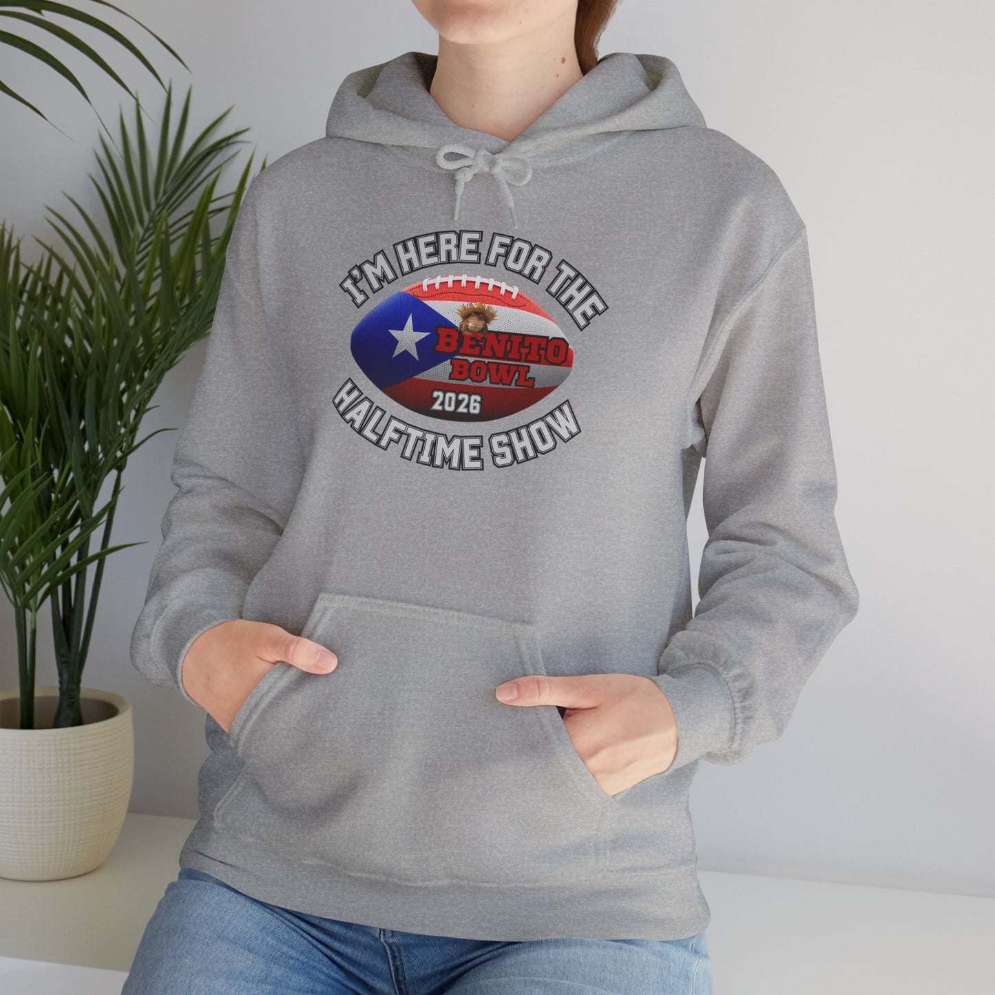 Benito Bowl Halftime Shirt 2026 Hoodie, Benito Bowl Hooded Sweatshirt, Football Fan Gift, Puerto Rico Heritage Hoodie, Boriqua Pride Gift