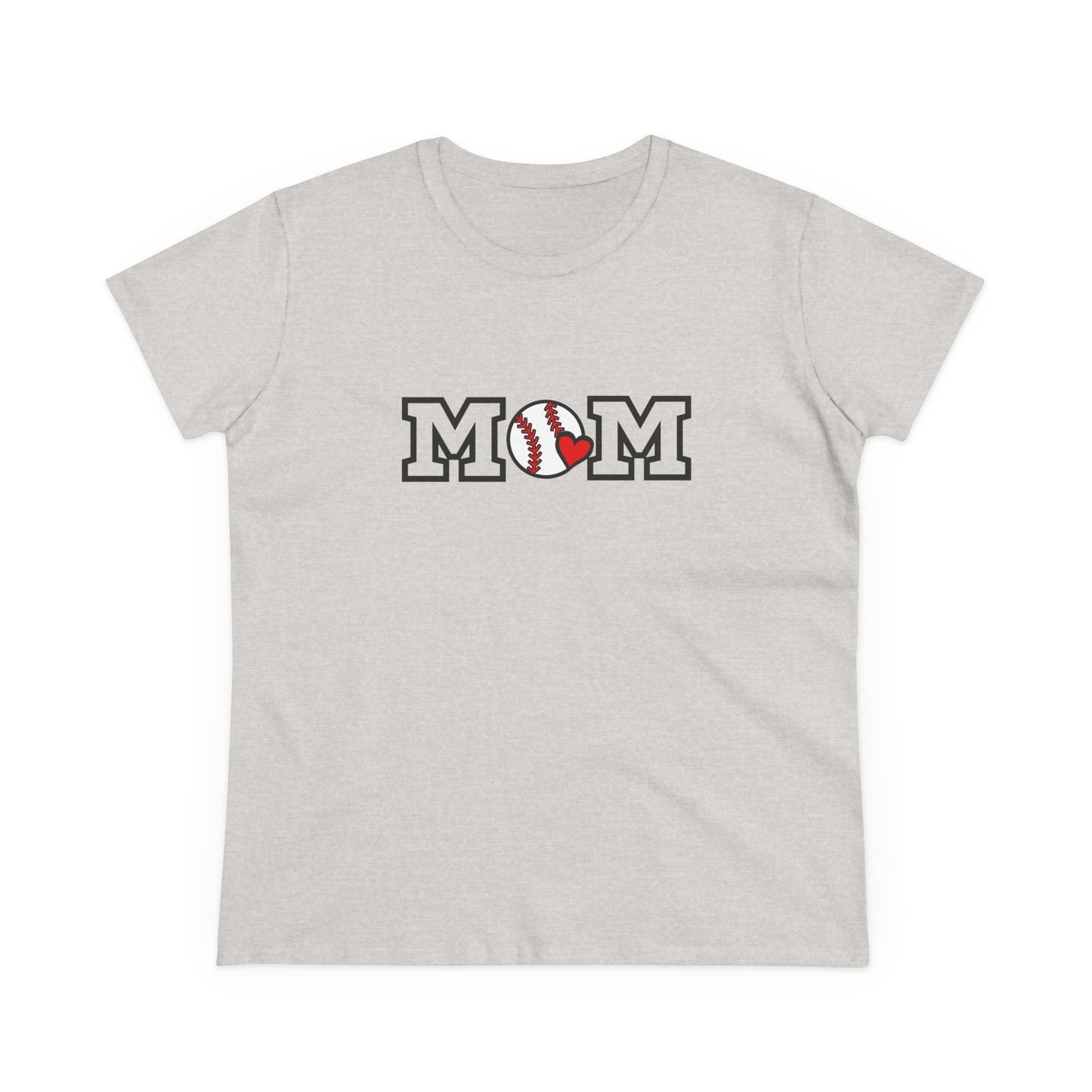 Baseball Mom Shirt, Sports Mom Gift, Cotton T-Shirt, Baseball Fan Apparel, Mother's Day Tee, Mom loves Baseball, Sports Mom