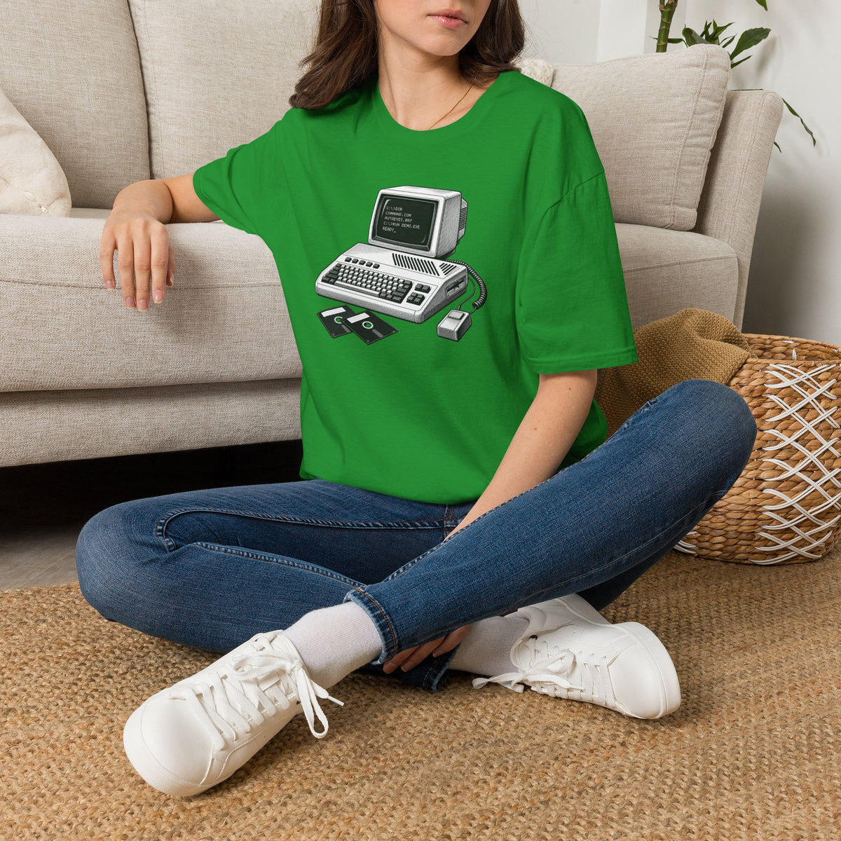 Vintage Computer T-Shirt, Retro Tech Shirt, Floppy Disk Tee, Programmer Gift, Computer Nerd Shirt
