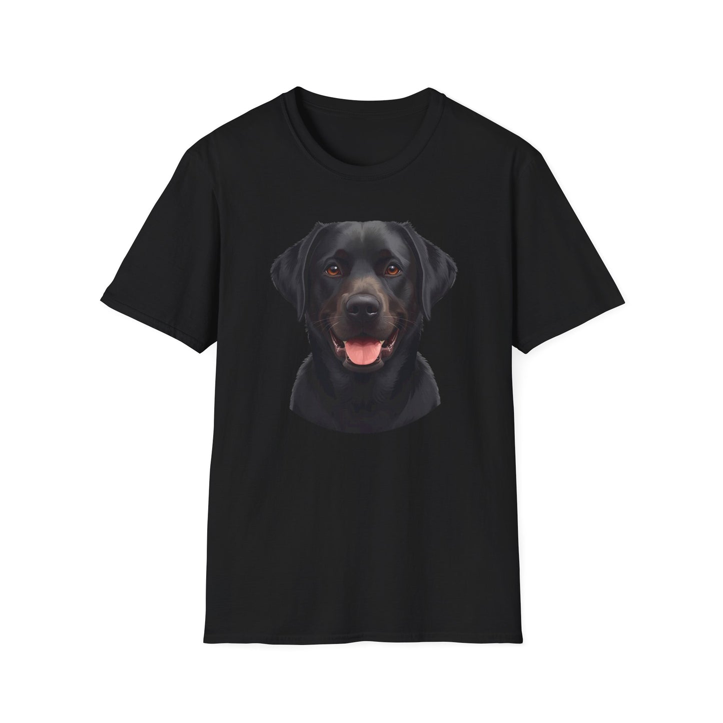 Labrador Retriever Dog Portrait Shirt – Black Lab Dog Lover Gift, Cute Dog Mom Tee, Dog Dad Shirt, Pet Breed Apparel