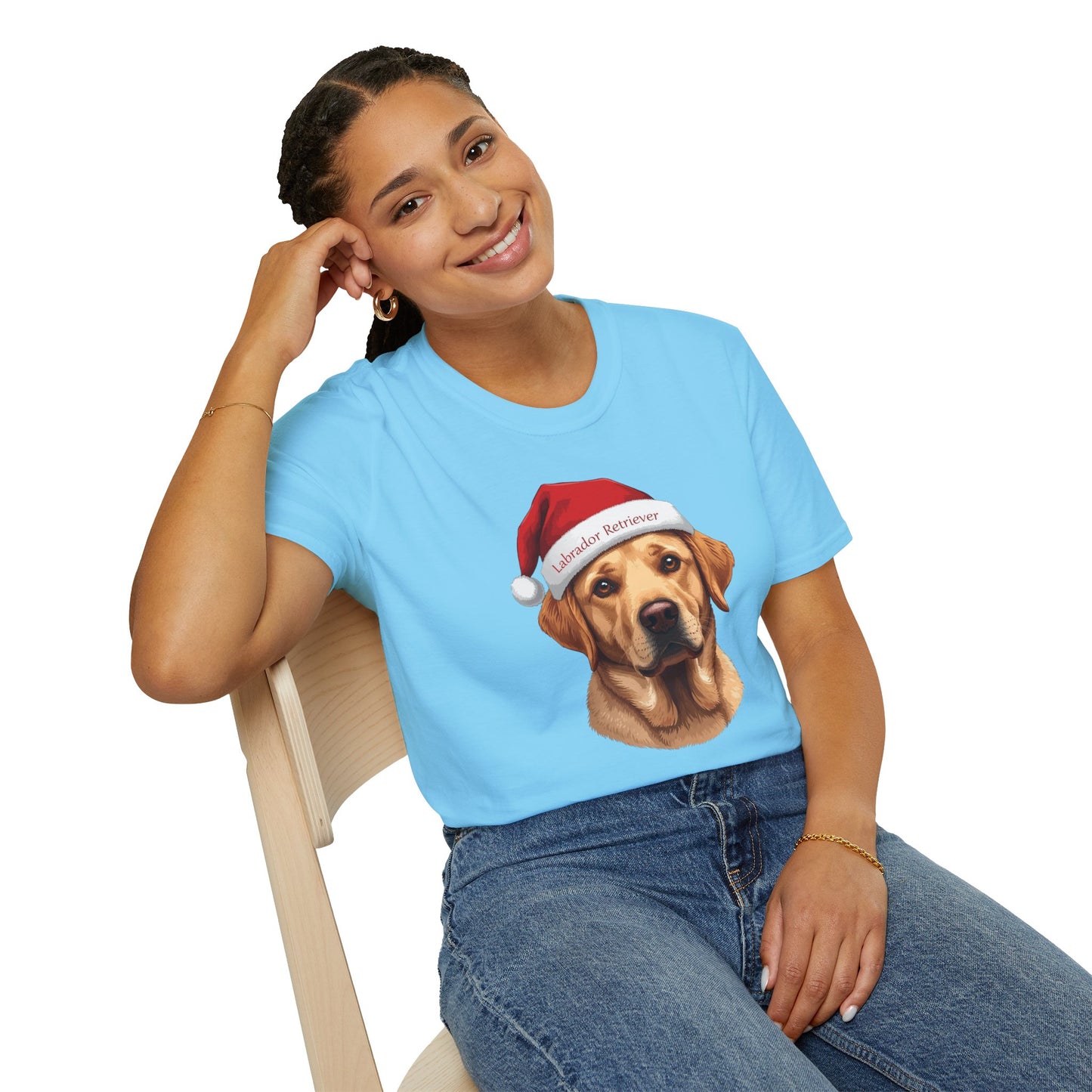 Labrador Retriever Dog Portrait Shirt – Lab Dog Lover Gift, Cute Dog Mom Tee, Dog Dad Shirt, Pet Breed Apparel