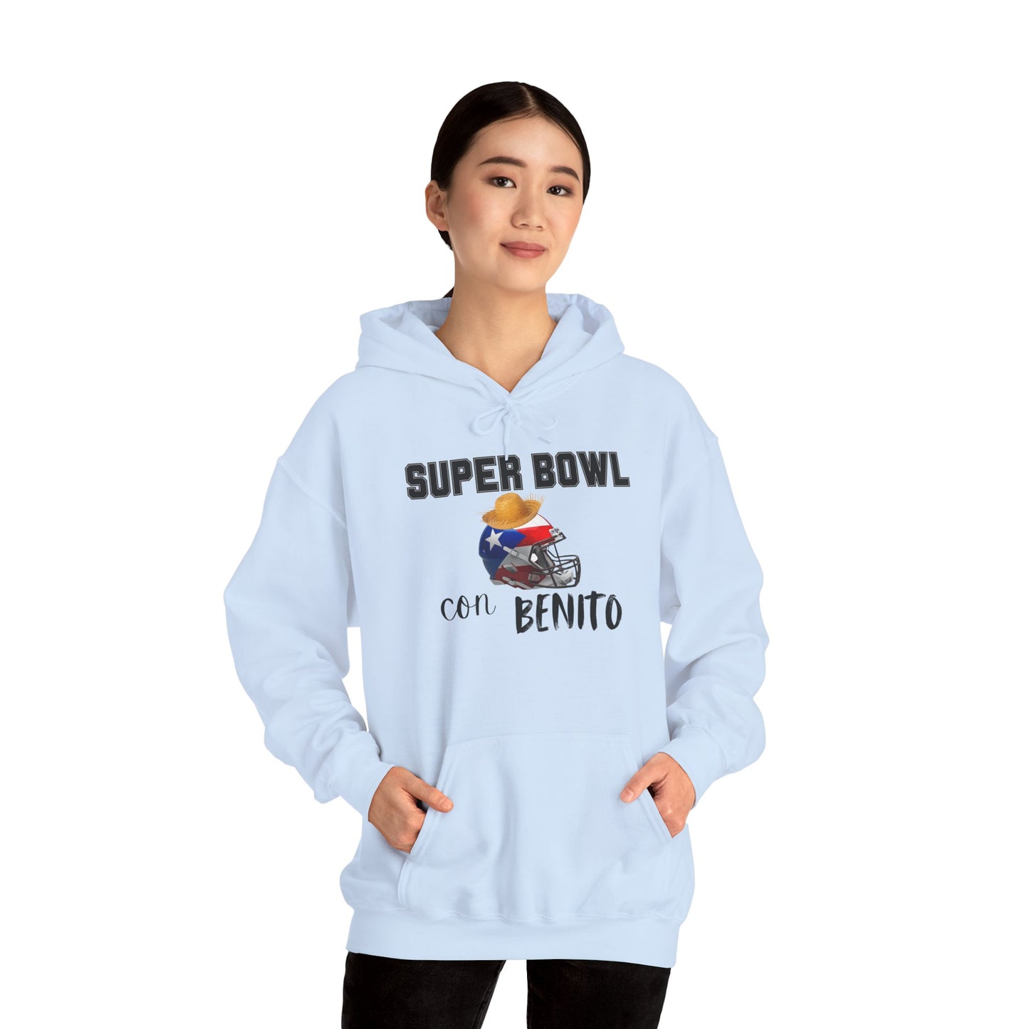 Benito Bowl Halftime Shirt 2026 Hoodie, Benito Bowl Hooded Sweatshirt, Football Fan Gift, Puerto Rico Heritage Hoodie, Boriqua Pride Gift