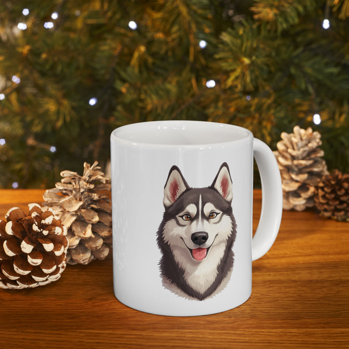 Siberian Husky Mug, Husky Dog Coffee Mug, Dog Lover Mug, Pet Parent Gift, Husky Mom Dad Cup 11oz or 15oz, Dog Lover Gift