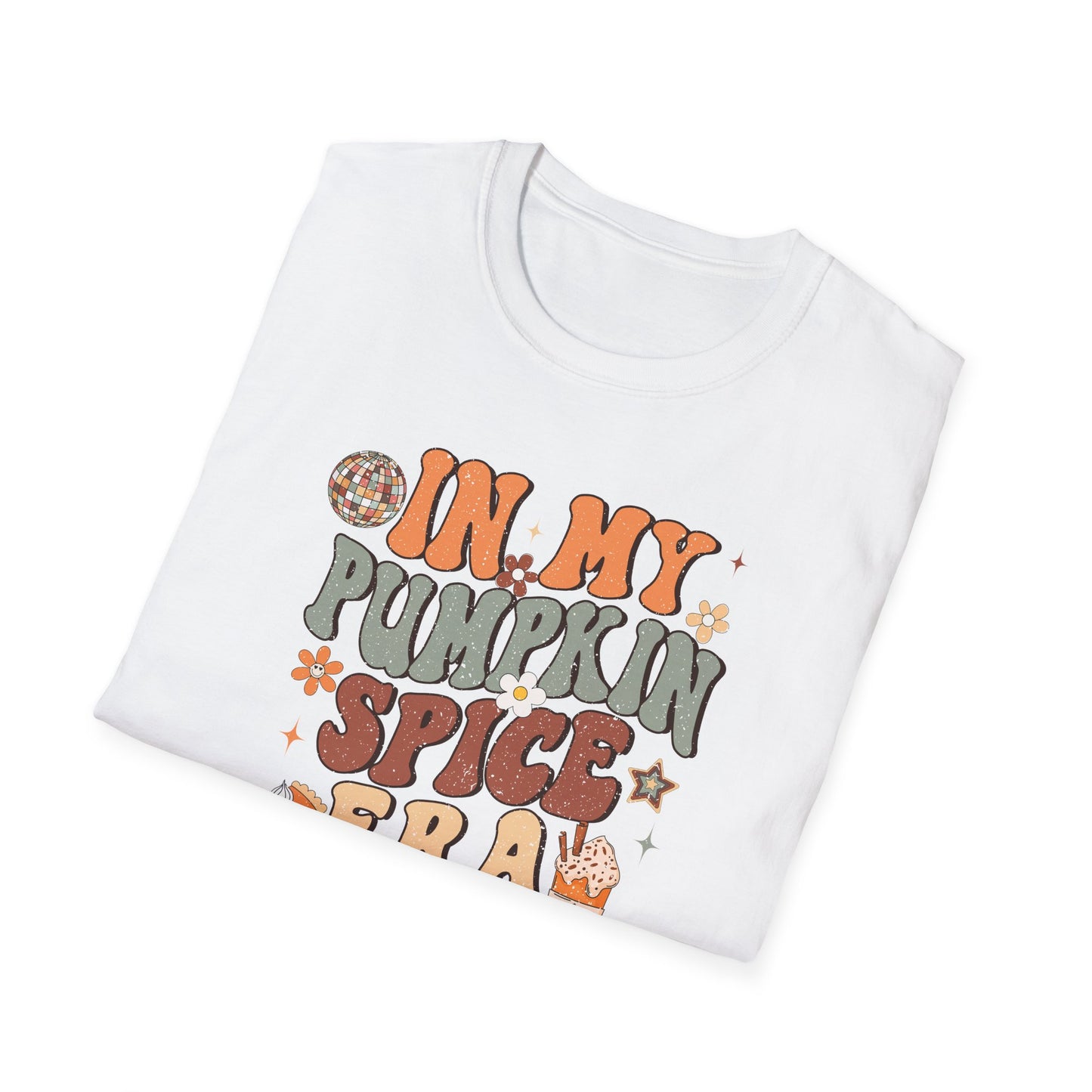 In My Pumpkin Spice Era Fall T-Shirt - Cute Women's Autumn Tee, Thanksgiving Shirt, Pumpkin Thanksgiving Tee, Cozy Fall Tee, Friendsgiving