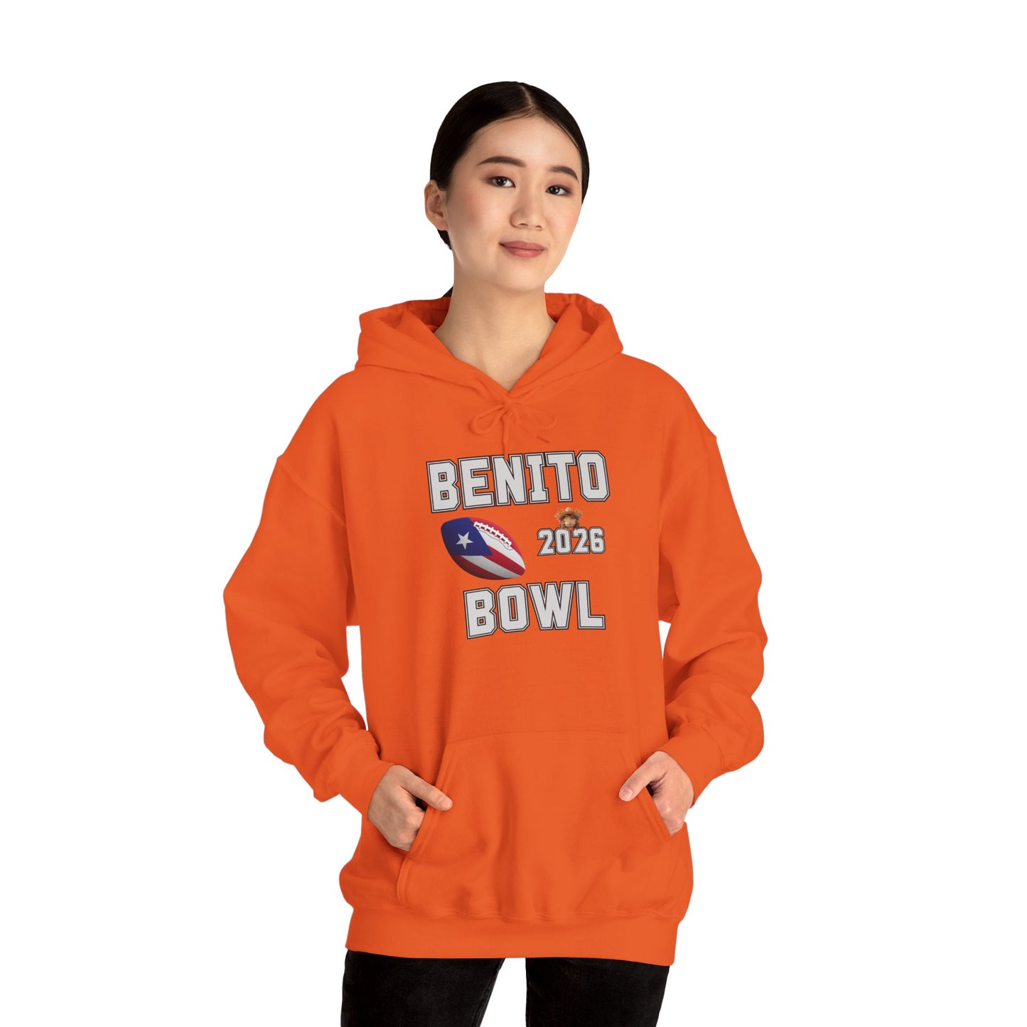 Benito Bowl Halftime Shirt 2026 Hoodie, Benito Bowl Hooded Sweatshirt, Football Fan Gift, Puerto Rico Heritage Hoodie, Boriqua Pride Gift