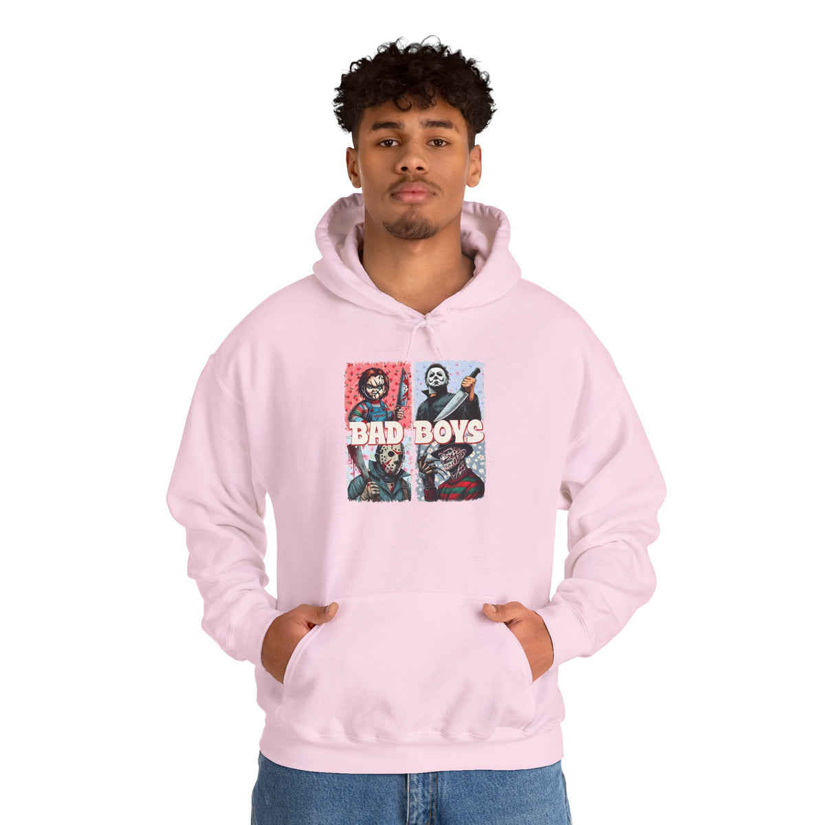 Horror Movie Villains Halloween Bad Boys Unisex Hoodie, Scary Movie Pullover, Horror Movie Sweatshirt, Halloween Costume Hoodie