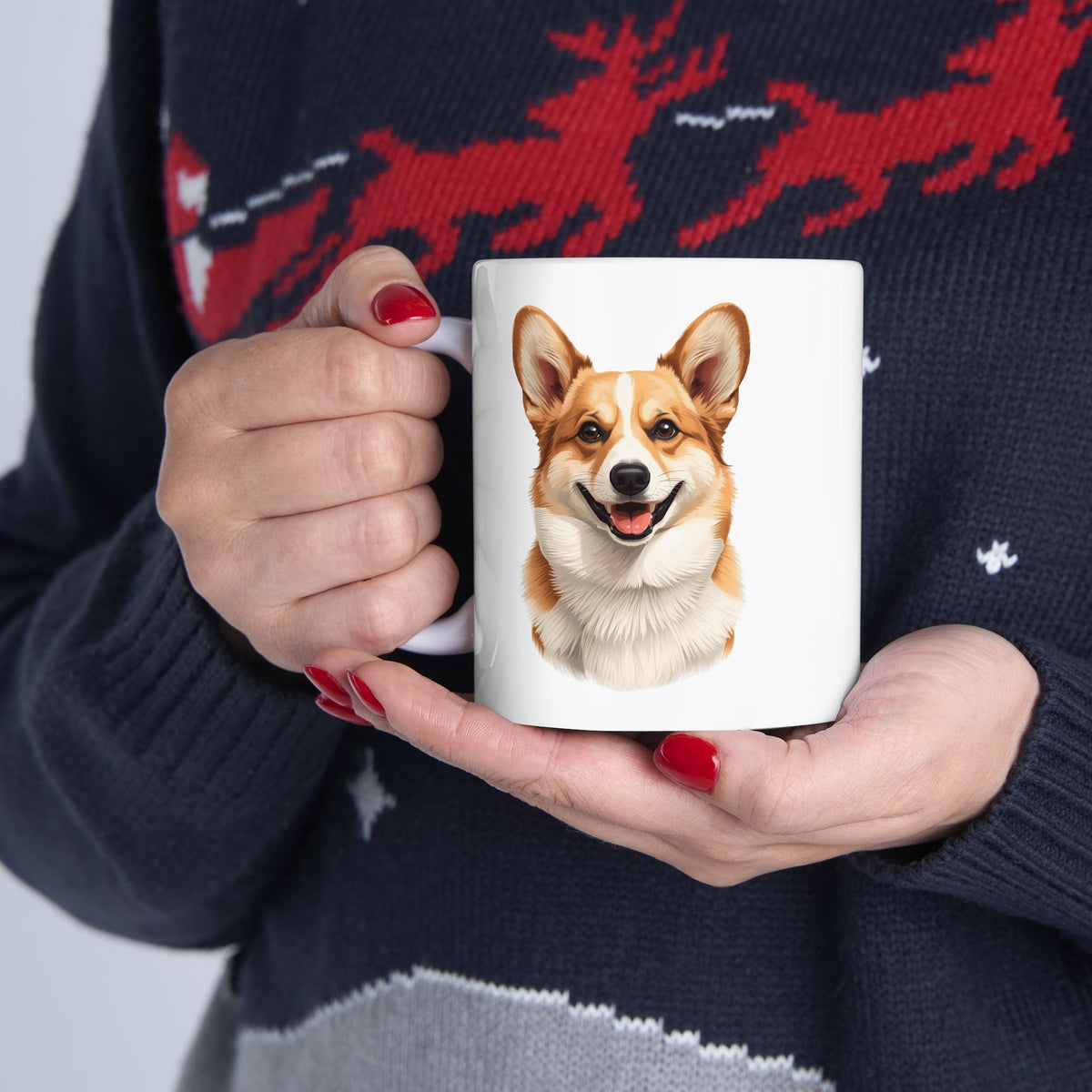 Corgi Coffee Mug, Cute Corgi Dog Mug, Dog Lover Mug, Pet Parent Gift, Corgi Mom Dad Cup 11oz or 15oz, Dog Lover Gift