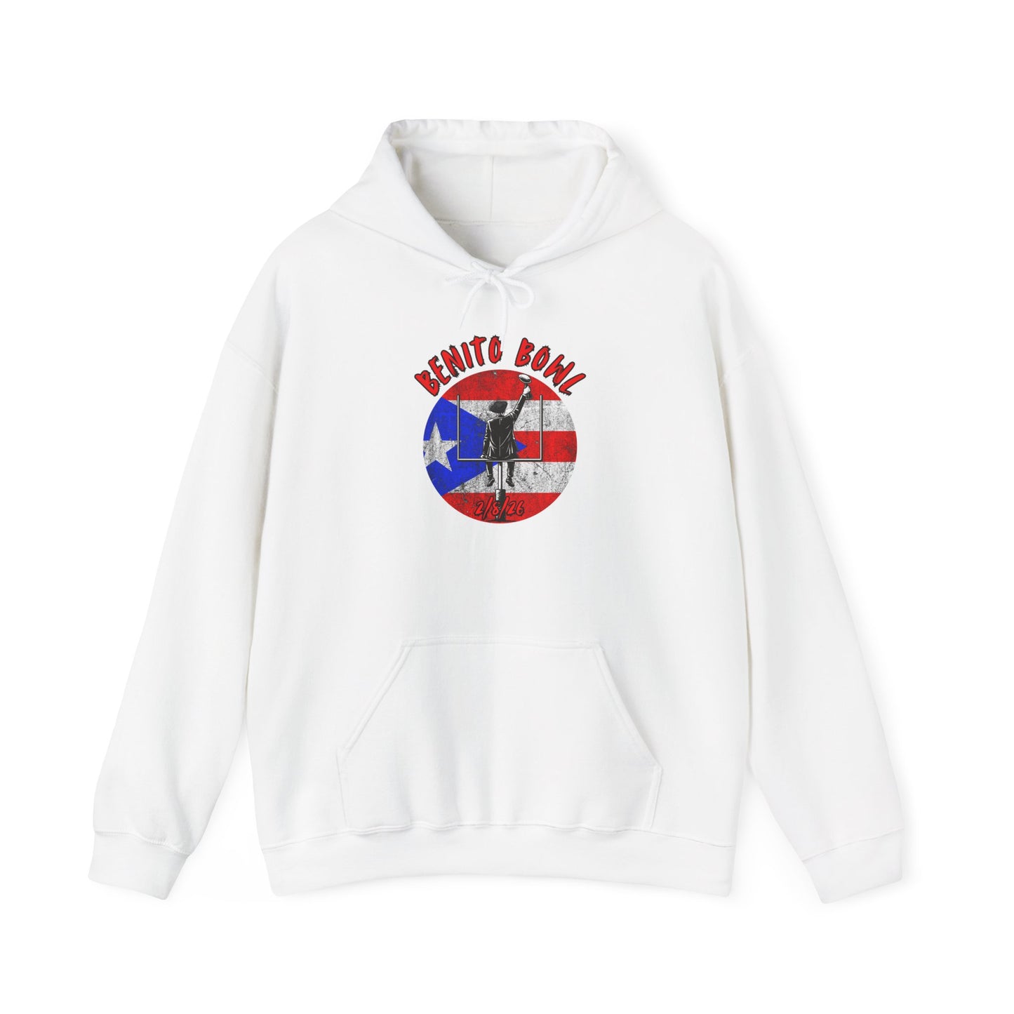 Benito Bowl 2/8/26 Puerto Rico Heritage Hoodie, Boricua Pride Football Fan gift