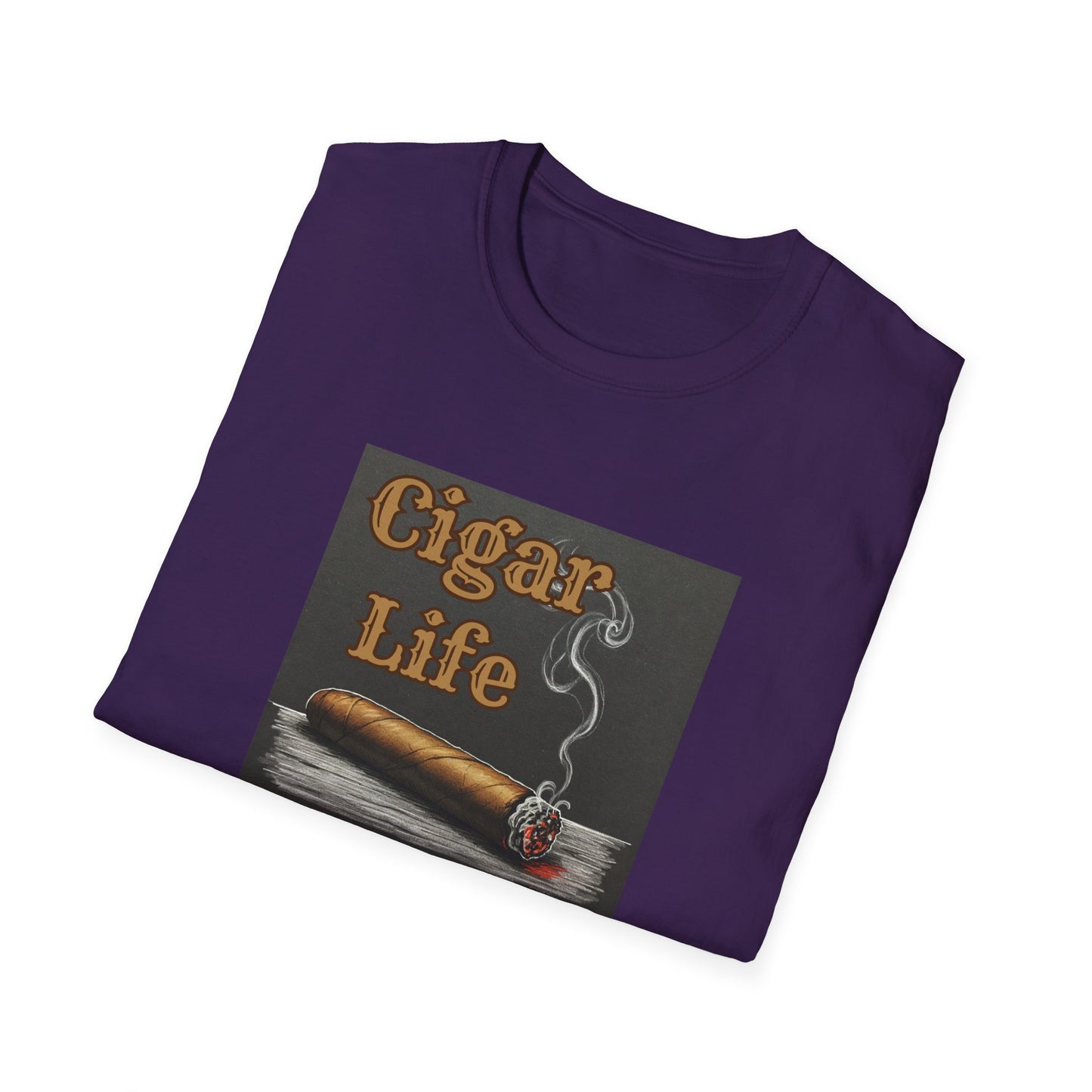 Cigar Life Unisex T-Shirt, BBQ Pool Party Shirt, Fathers Day Gift, Relaxation Leisure, Cigar lover Gift, Grandpa Gift