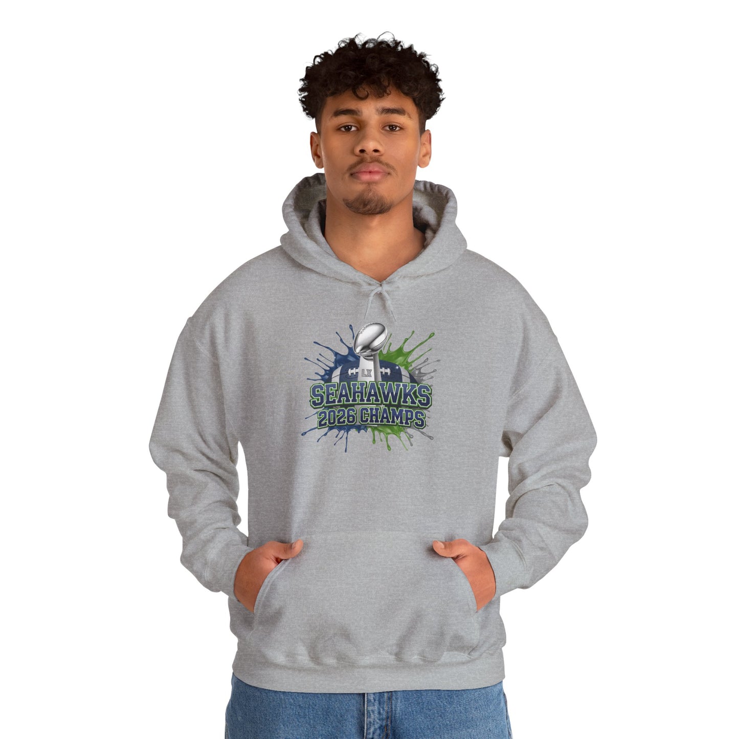 Seahawks 2026 Champions Hoodie – Seahawks Football 12s Fan Hoodie, 2026 football Champs, Football Gift