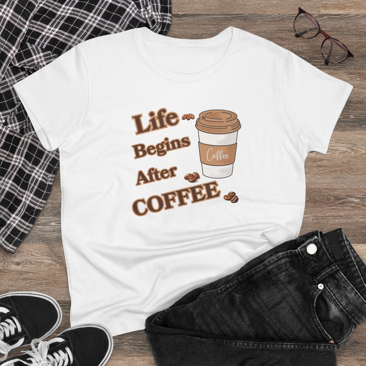 Life Begins After Coffee Shirt, Funny Coffee Shirt, Mother's Day Gift, Coffee Lover Gift, Mom Gift, Coffee Drinker Gift, Birthday Gift
