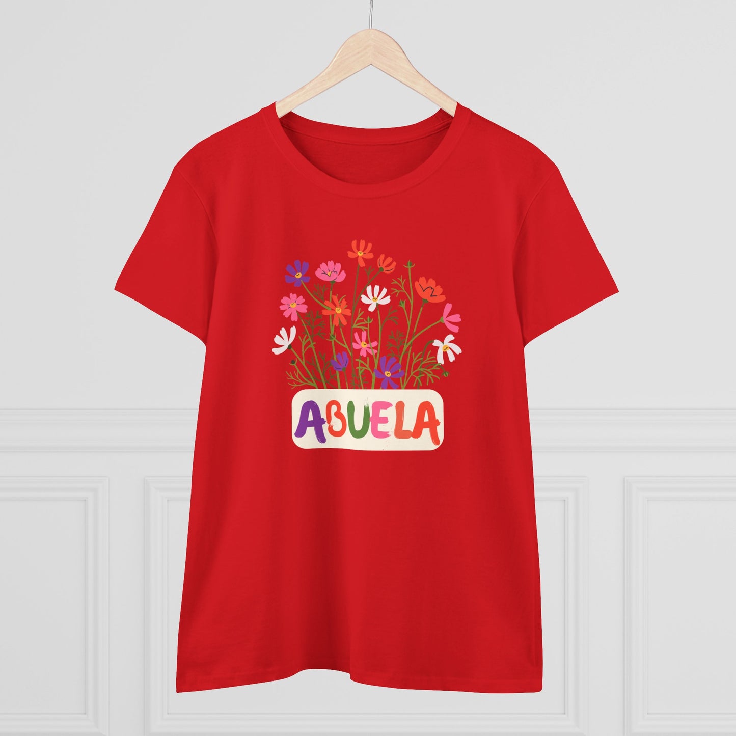 Abuela con Flores Shirt, Gift for Grandma, Gift for Abuela, Mothers Day Gift, Dia de las madres regalo, Abuela Gifts, Gift for Mom
