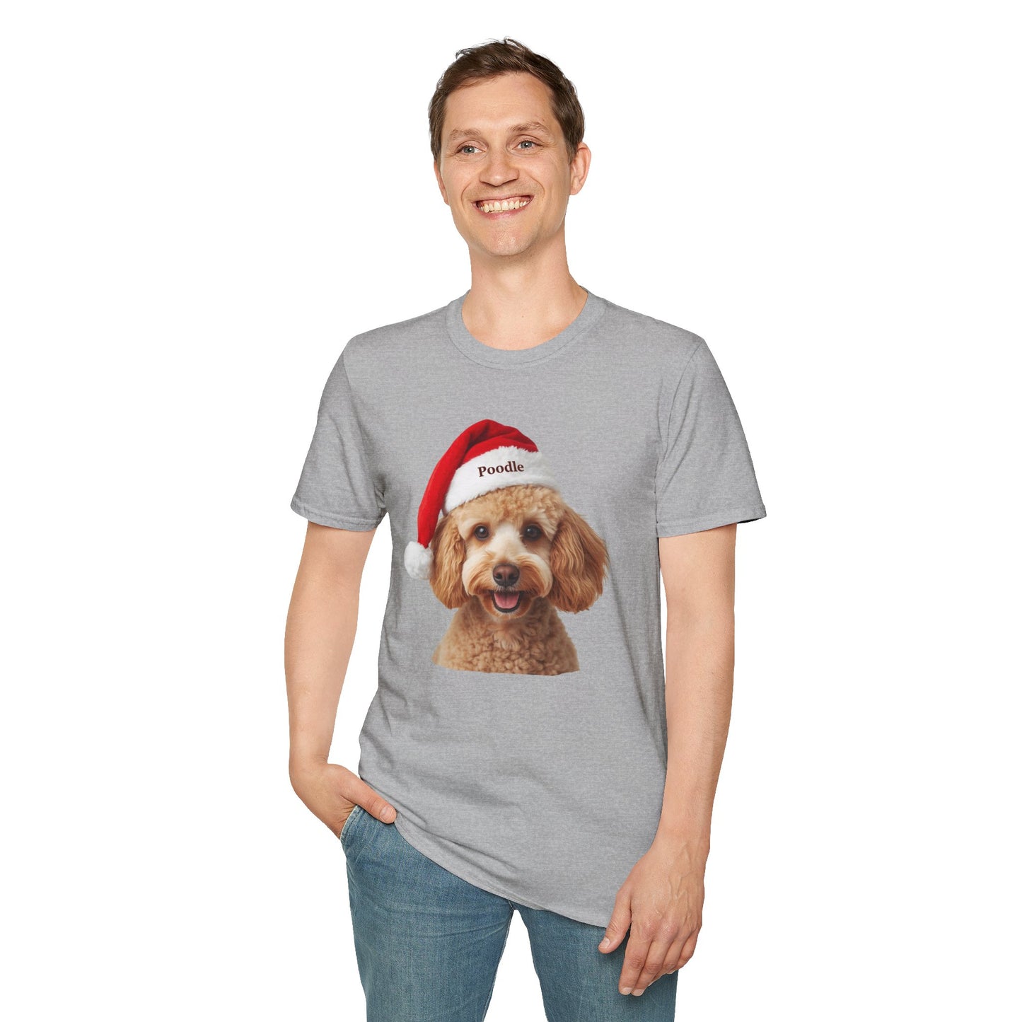 Poodle Dog Portrait Shirt – Poodle Dog Lover Gift, Cute Dog Mom Tee, Dog Dad Shirt, Pet Breed Apparel