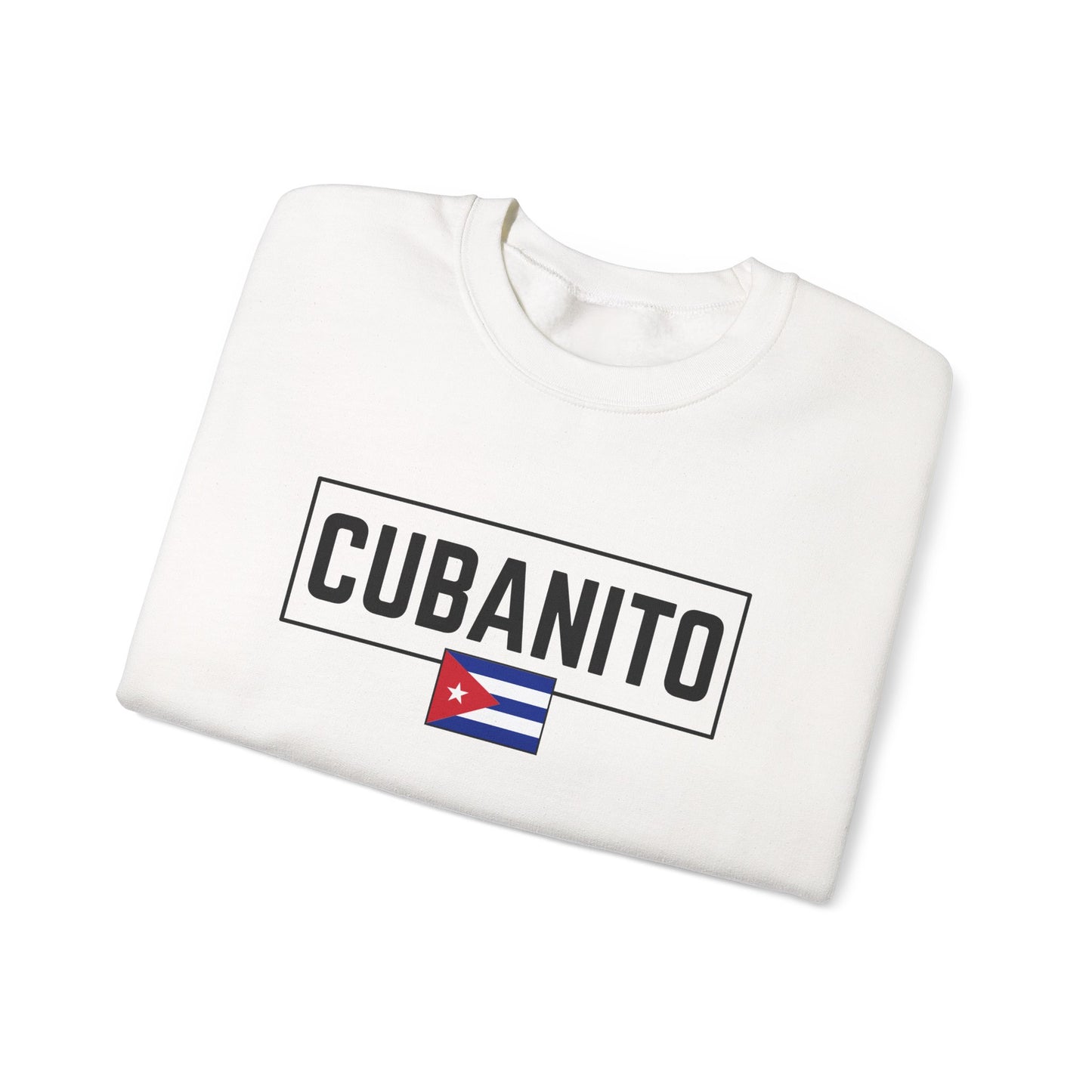 CUBANITO Sweatshirt – Cuban Flag Sweatshirt for Men, Latino Pride Sweatshirt, Cuba Heritage Top, Cuban Culture Graphic Sweatshirt