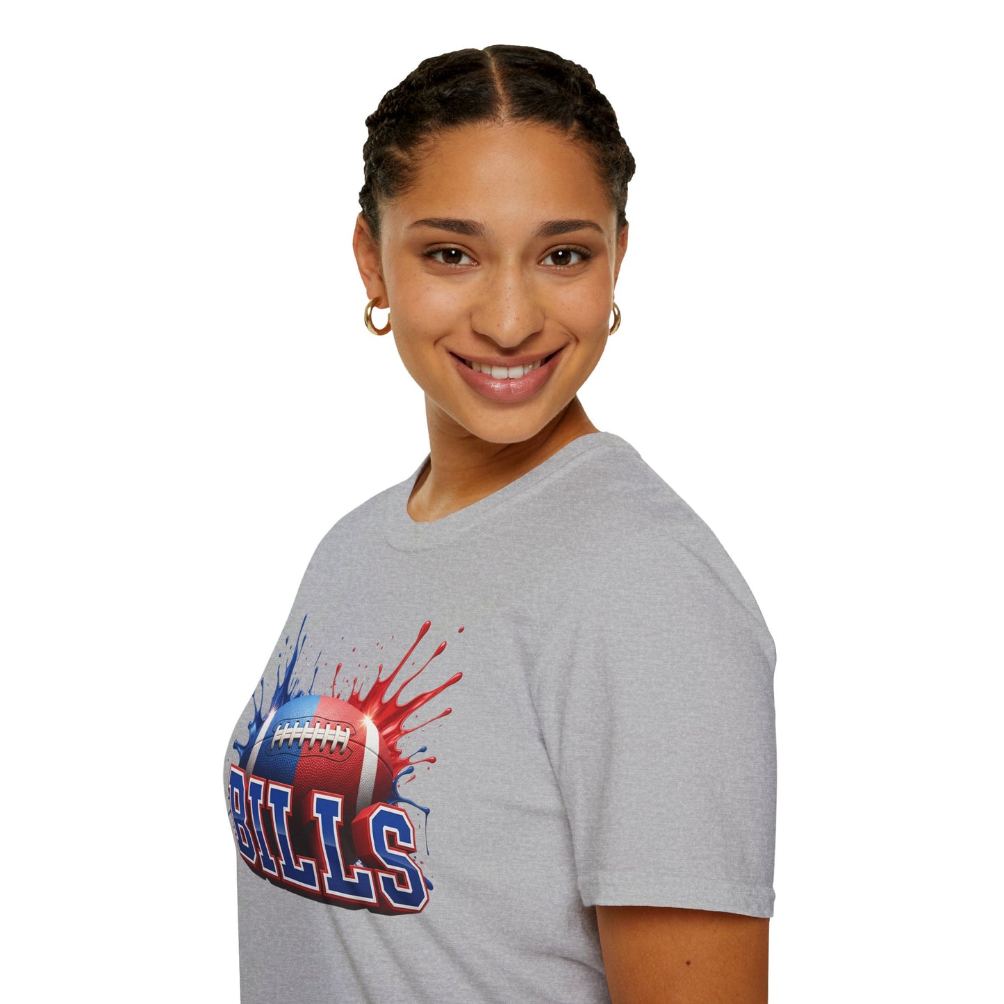 Buffalo Football Unisex T-Shirt, Buffalo Team Tee, Football Gift for Buffalo Fans, Game Day Shirt, Sports Fan Apparel Football Tee