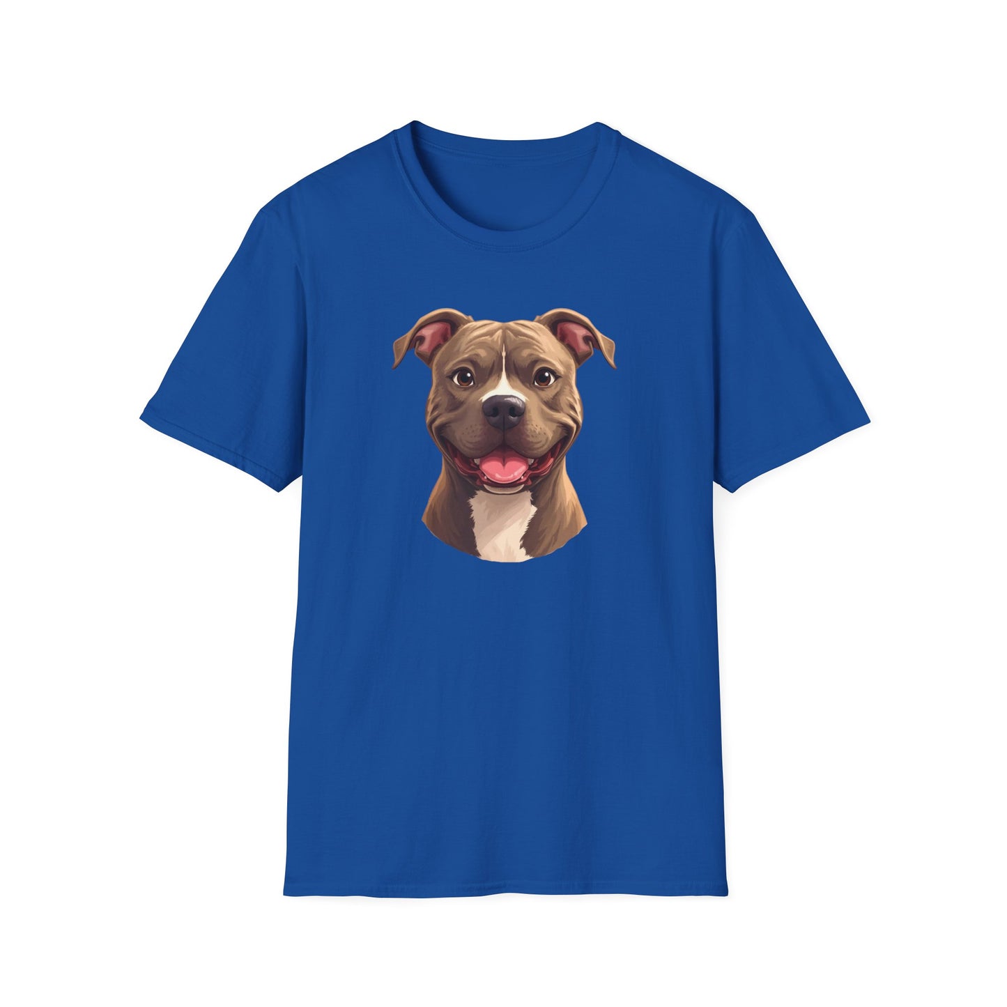 Pit Bull Terrier Dog Portrait Shirt – Pitbull Dog Lover Gift, Cute Dog Mom Tee, Dog Dad Shirt, Pet Breed Apparel
