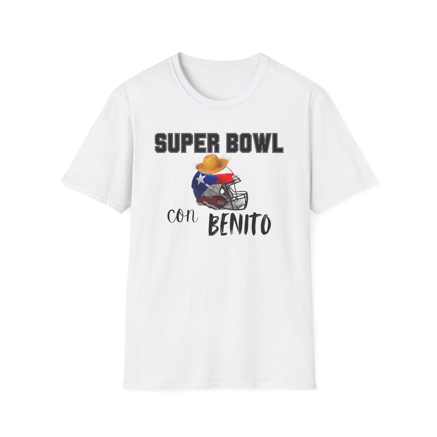 Benito Bowl Halftime Helmet Shirt 2026 T-Shirt, Benito Bowl Shirt, Football Fan Gift, Benito Tee, Puerto Rico Heritage Boriqua Pride Gift