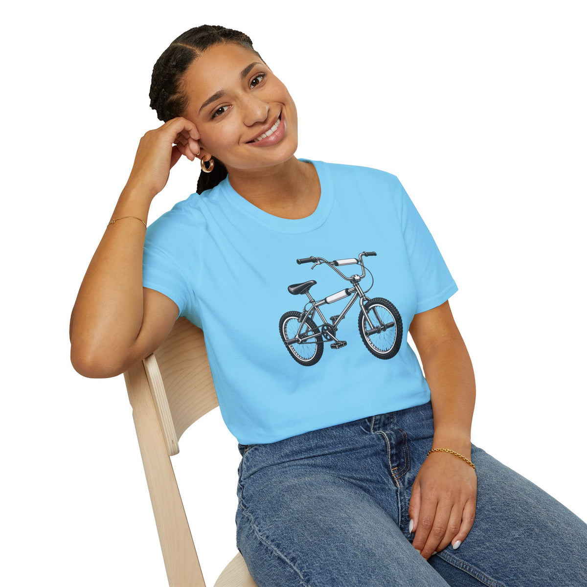 BMX Bike Shirt, Retro Bicycle T-Shirt, Old School Freestyle Bike Tee, Cyclist Gift, Vintage BMX Style