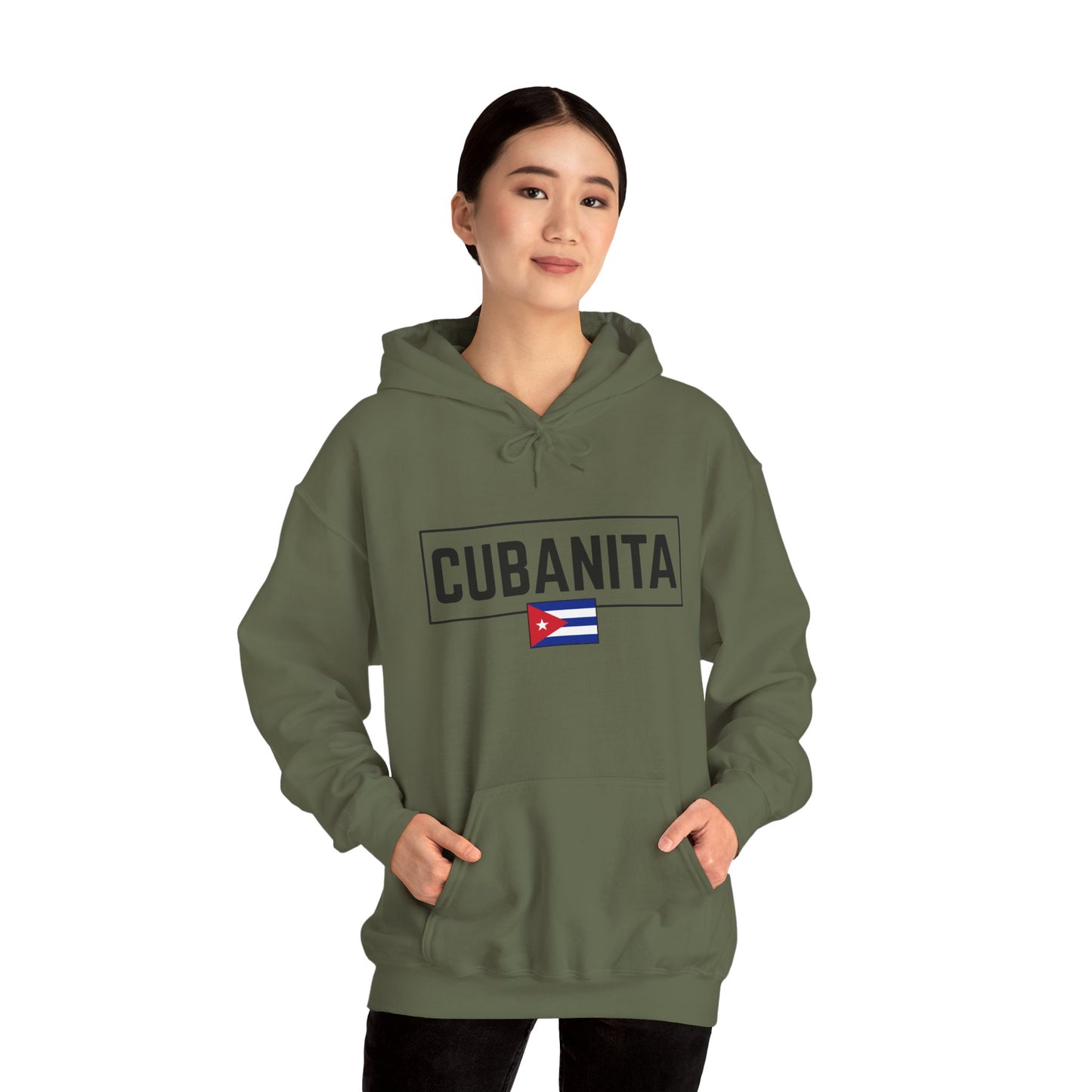 CUBANITA Hoodie – Cuban Flag Hoodie for Women, Latina Pride Hoodie, Cuba Heritage Top, Cuban Culture Graphic Hoodie
