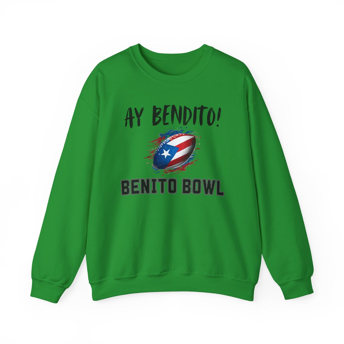 Ay Bendito! Benito Bowl Sweatshirt, Halftime Benito Shirt, Football Fan Gift, Benito Sweatshirt, Puerto Rico Heritage Boriqua Pride Gift