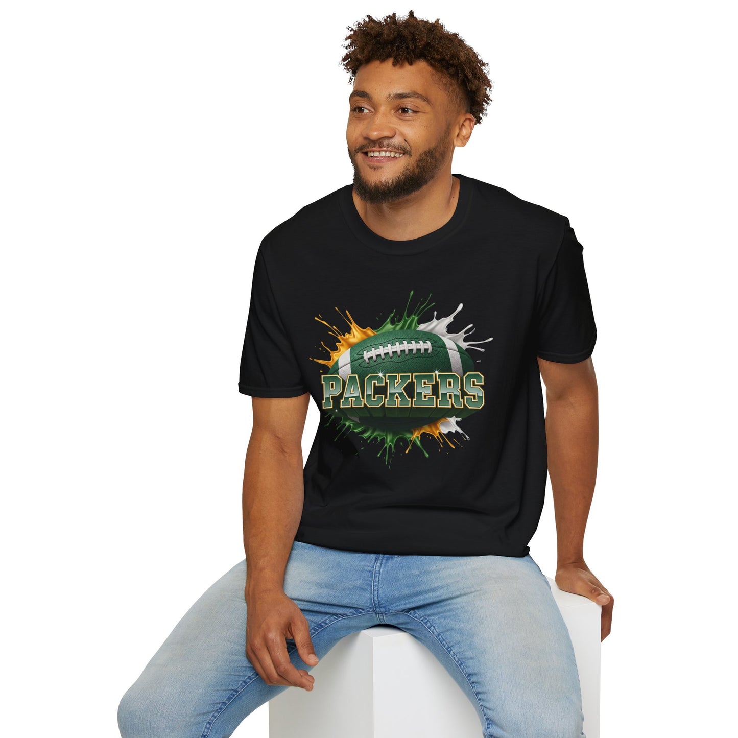 Green Bay Football Unisex T-Shirt, Green Bay Team Tee, Football Gift for Green Bay Fans, Game Day Shirt, Sports Fan Apparel Football Tee